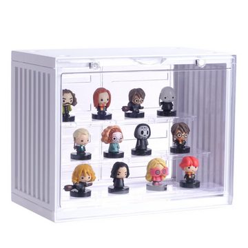 GalaxyCat Merchandise-Figur Setzkasten aus Acrylglas für Mini Figuren, Figuren Vitrine mit 3, (Setzkasten), Figuren Setzkasten