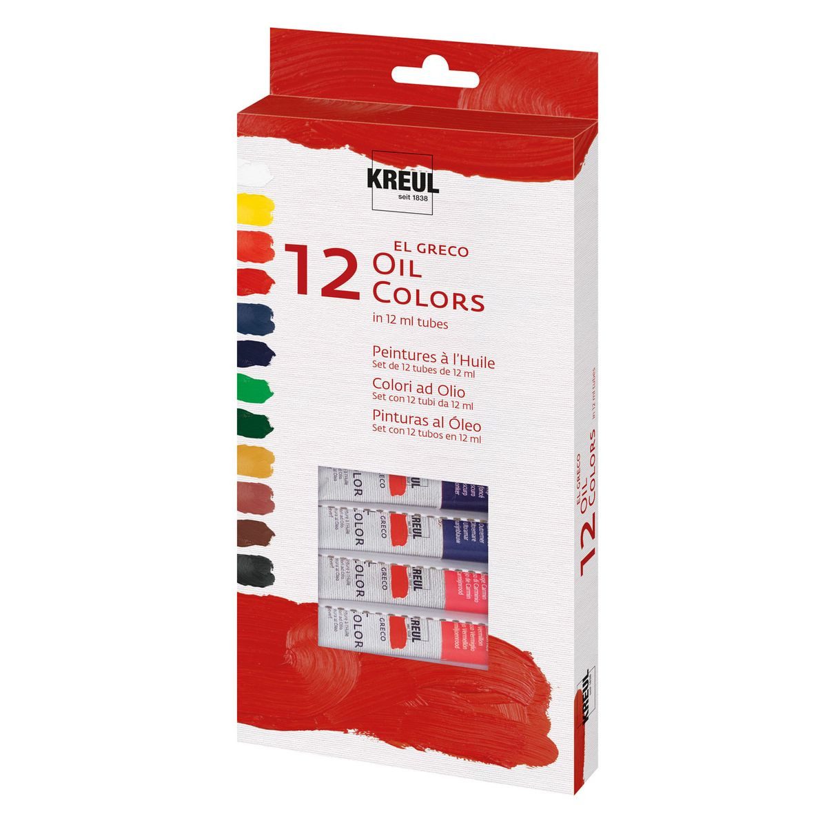 C. KREUL Ölfarbe KREUL Ölfarben eL Greco 12x12ml Kartonetui