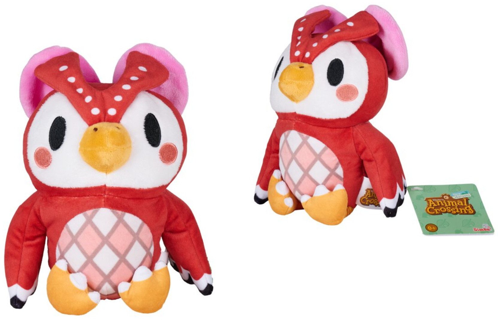 SIMBA Plüschfigur Plüsch Stofftier Animal Crossing Celeste 25cm 109231521