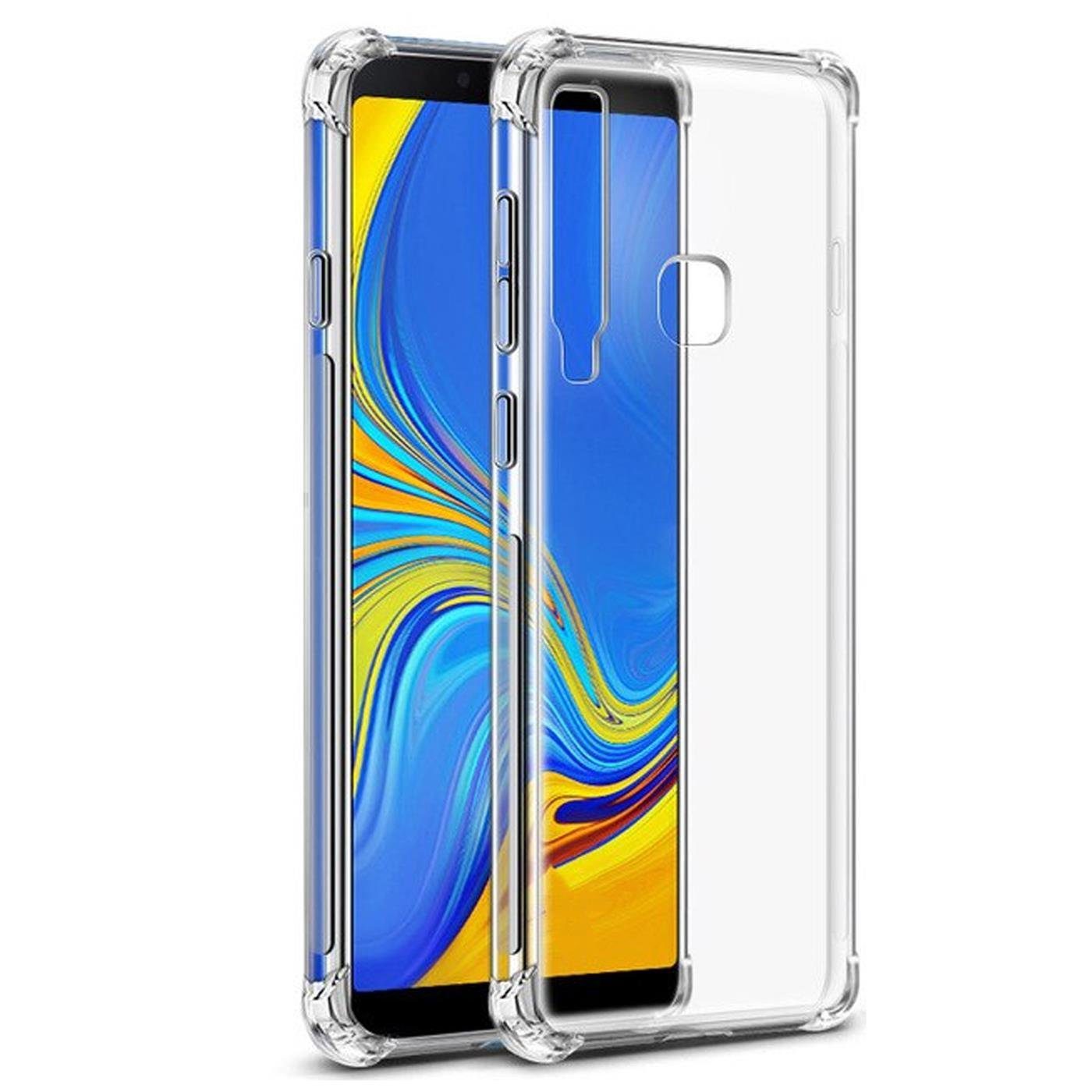 CoolGadget Handyhülle Anti Shock Rugged Case für Samsung Galaxy A9 2018 6,3 Zoll, Slim Cover mit Kantenschutz Schutzhülle für Samsung A9 2018 Hülle