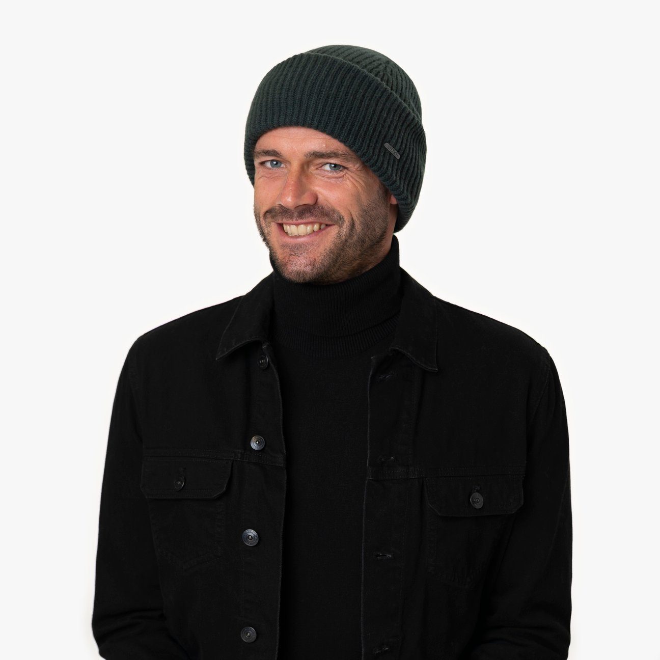 flieder Stetson Made Mütze Beanie Italy mit in Umschlag, (1-St)