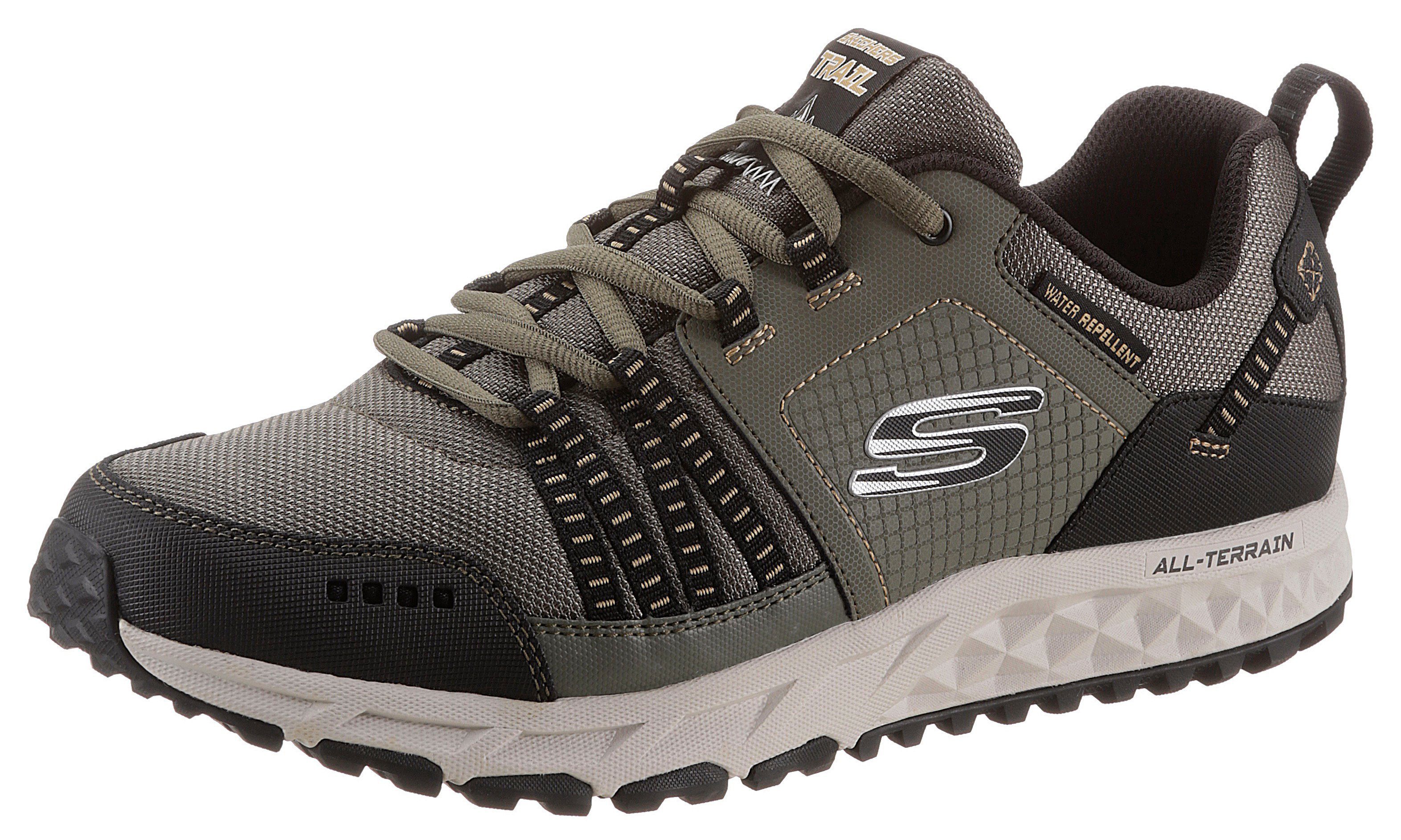 Skechers Escape Plan Sneaker mit wasserabweisendem Material, Freizeitschuh, Halbschuh, Schnürer