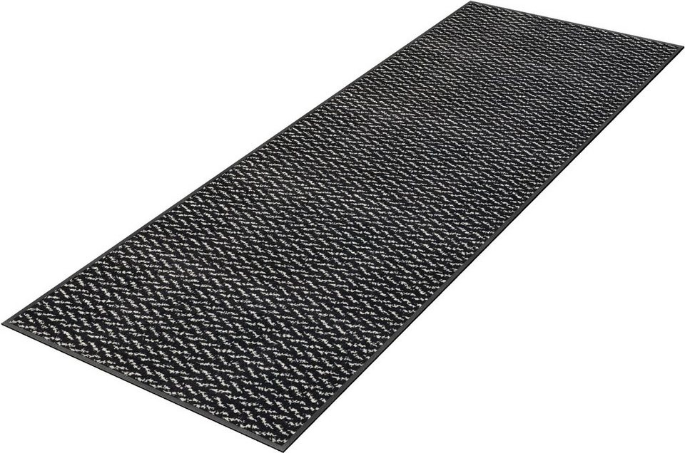 Fußmatte Duo Denim, wash+dry by Kleen-Tex, rechteckig, Höhe: 9 mm,  Schmutzfangmatte, rutschhemmend, In- und Outdoor geeignet, waschbar,  maschinenwaschbar 60°C, trocknergeeignet, PVC-frei