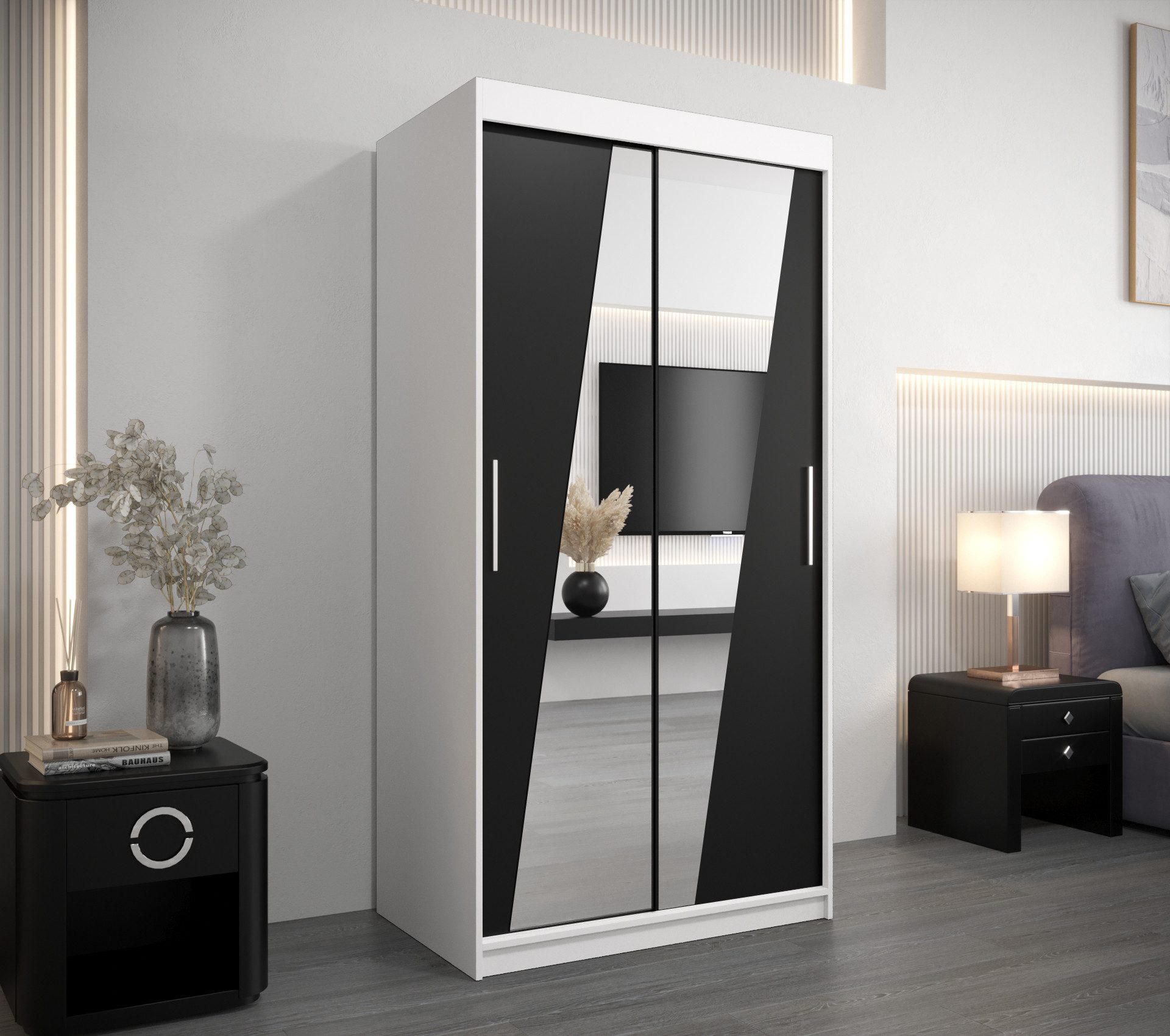 ABIKS MÖBEL Schwebetürenschrank RHOMB Schlafzimmerschrank - günstig online kaufen