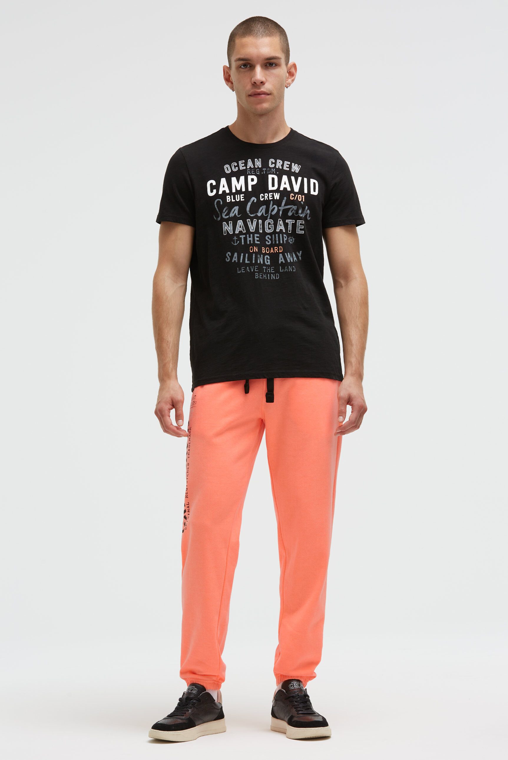 CAMP DAVID Sporthose mit Elastikbund und Kordel