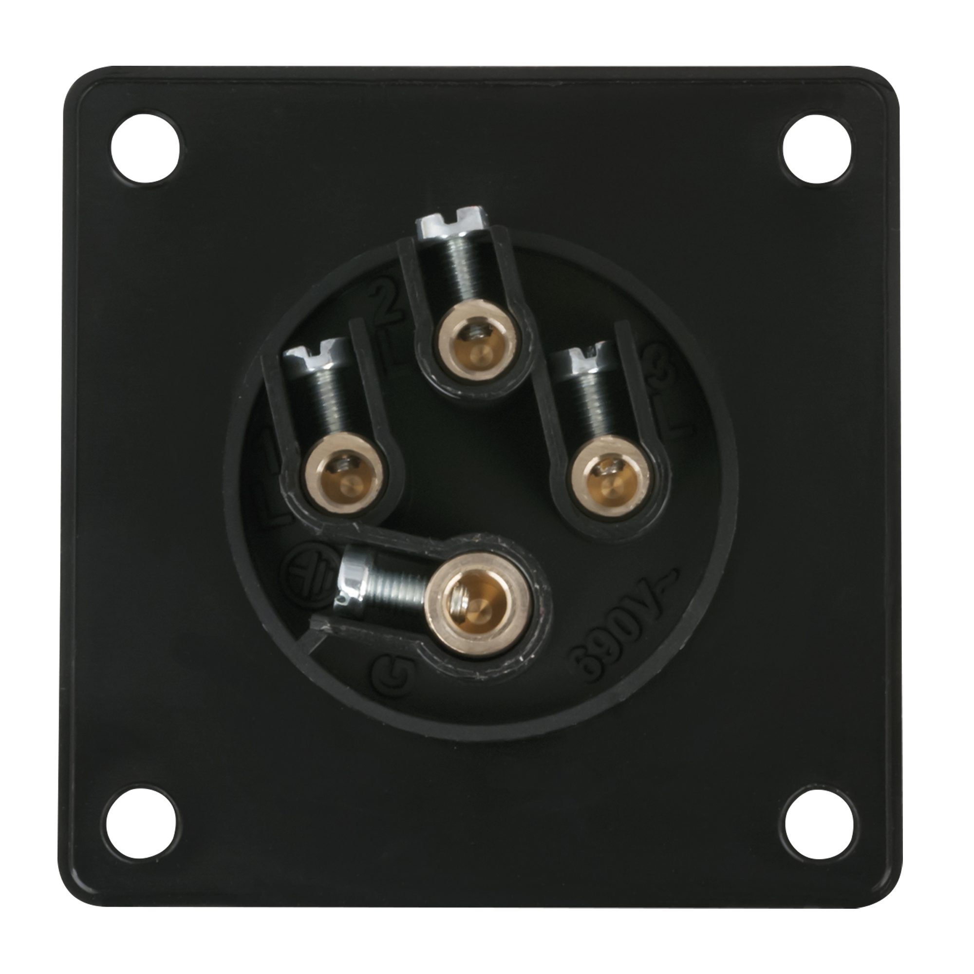 Thumbnail - PCE CEE-Stecker PCE CEE 16 A/400 V - 4P Plug female Schwarz - IP44