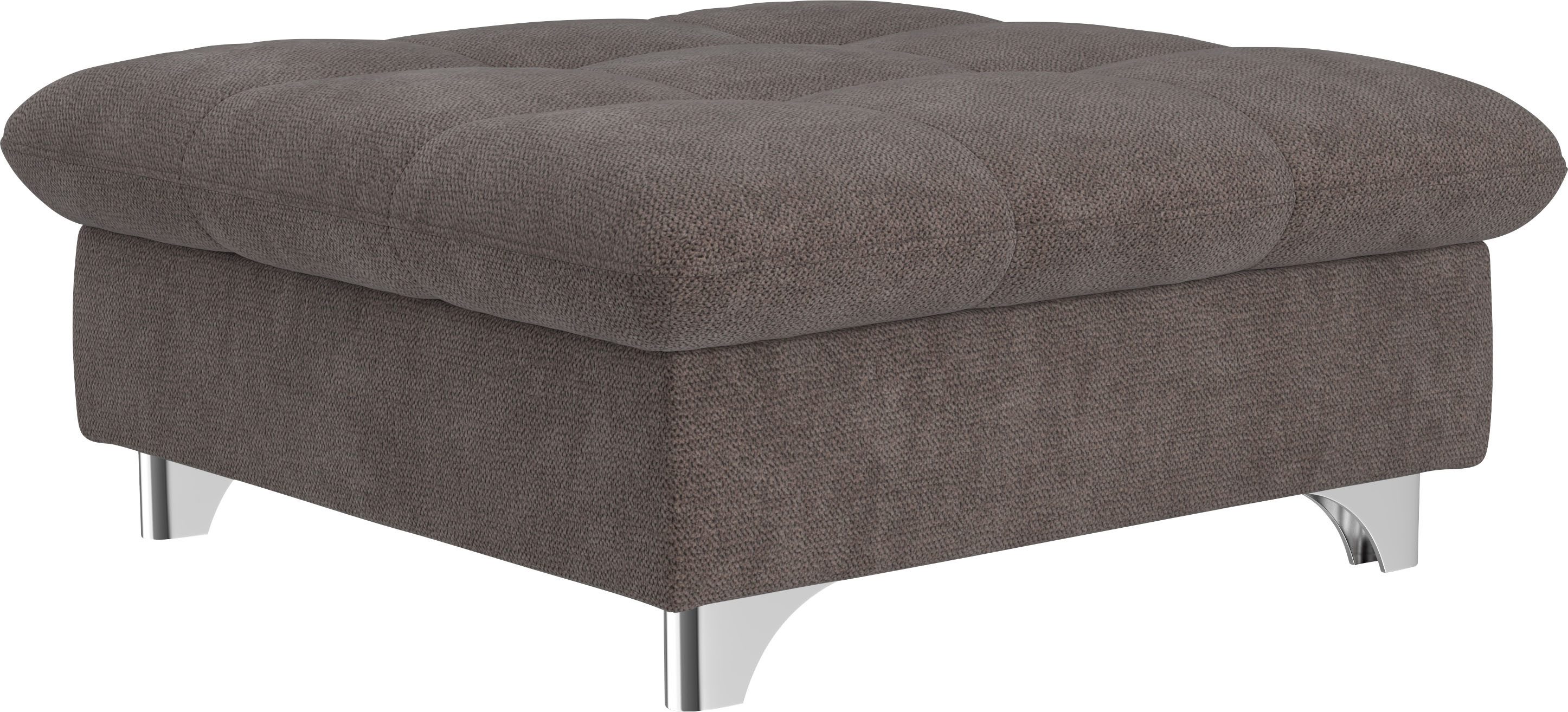 COTTA Hocker Gemini, B: 108 cm, mit Metallfüße