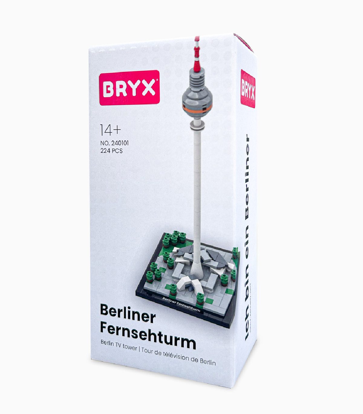 BRYX Berliner Fernsehturm Konstruktionsspielsteine, (224 St), Architekturmodell mit 224 Teilen