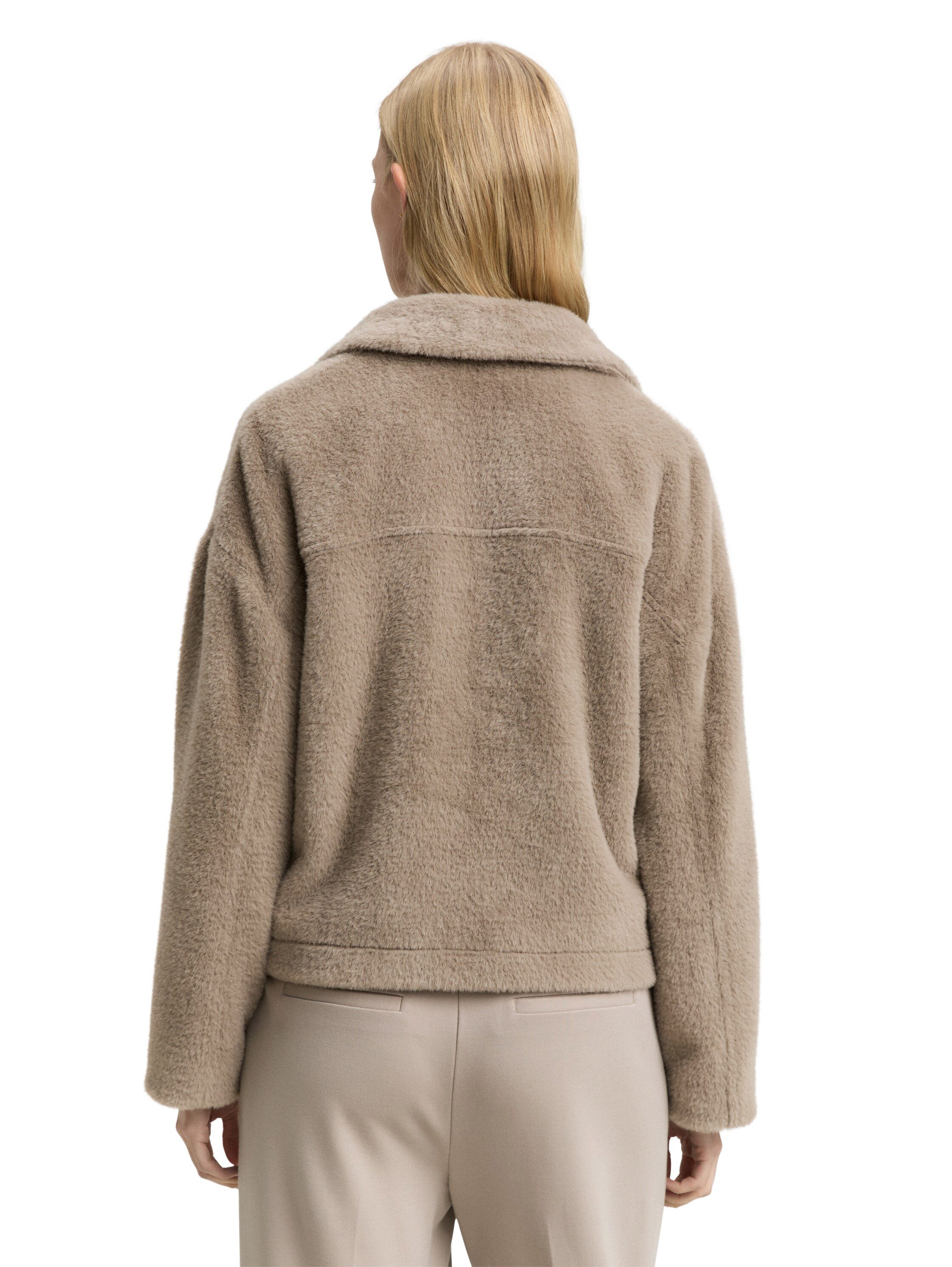 TOM TAILOR Bouclèjacke mit Taschen günstig online kaufen
