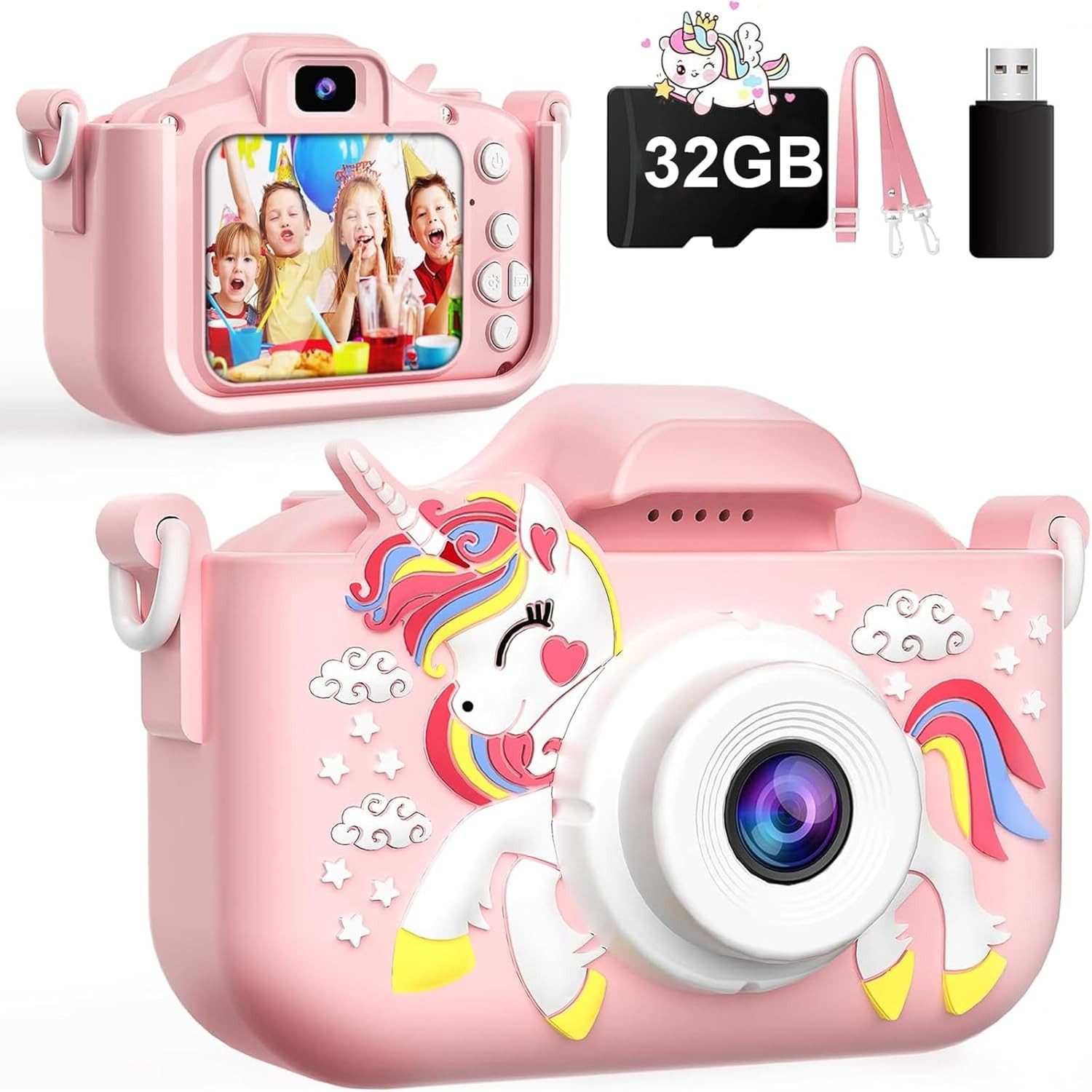 BlingBin Kamera Kinder 1080P 2,0-Zoll-Bildschirm Digitalkamera günstig online kaufen