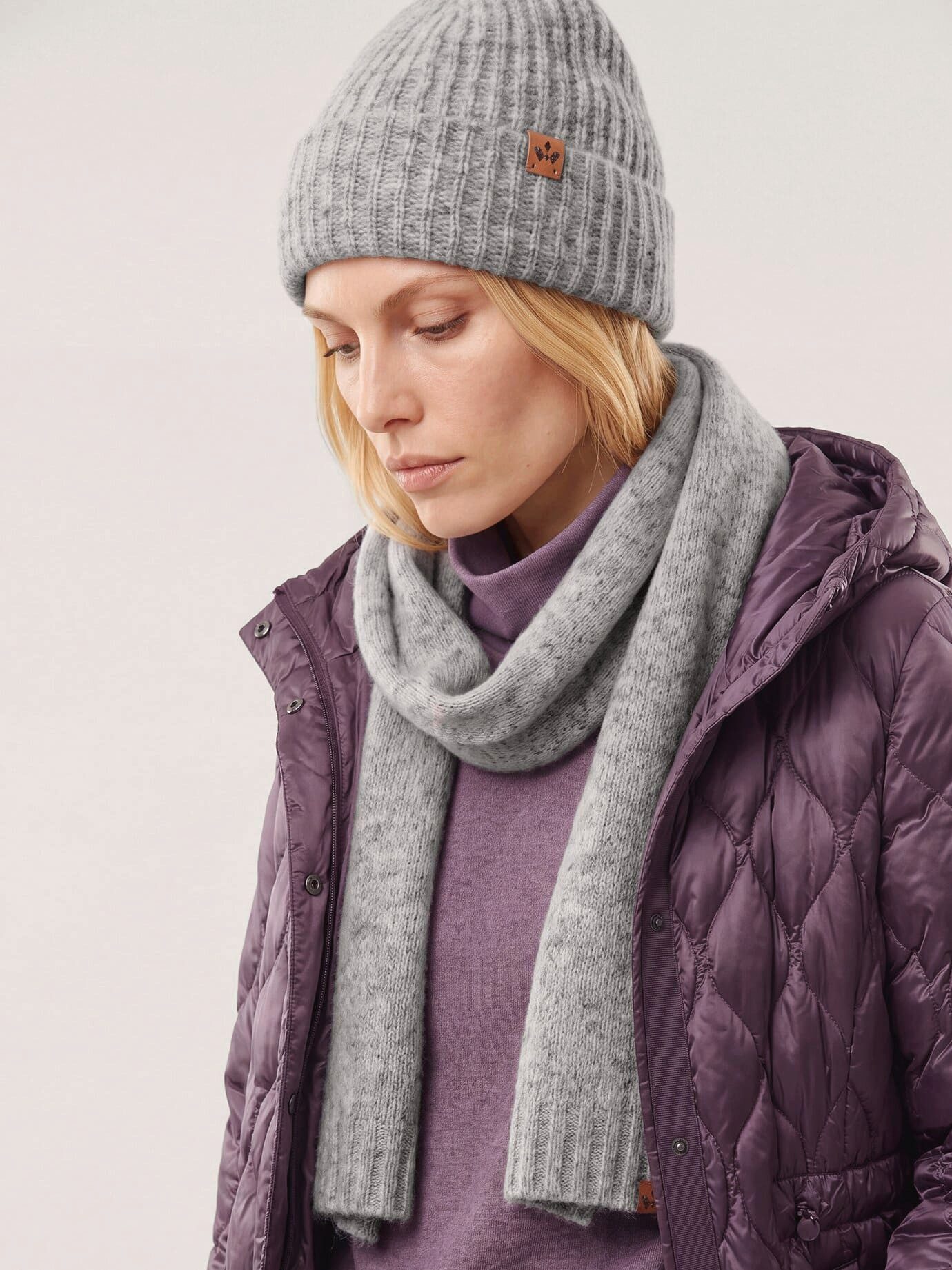 Walbusch Strickmütze Damen Strickmütze mit Alpaka, wärmend