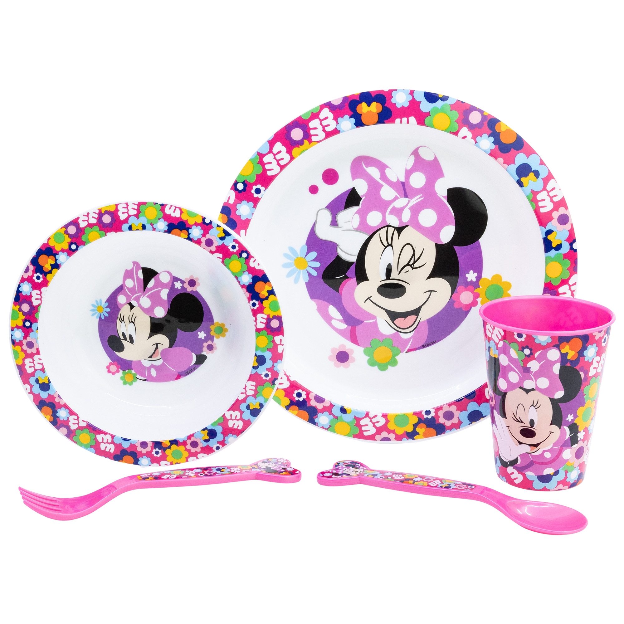 Kindergeschirr-Set Disney Minnie Mouse Kinder Geschirr-Set 5 teilig