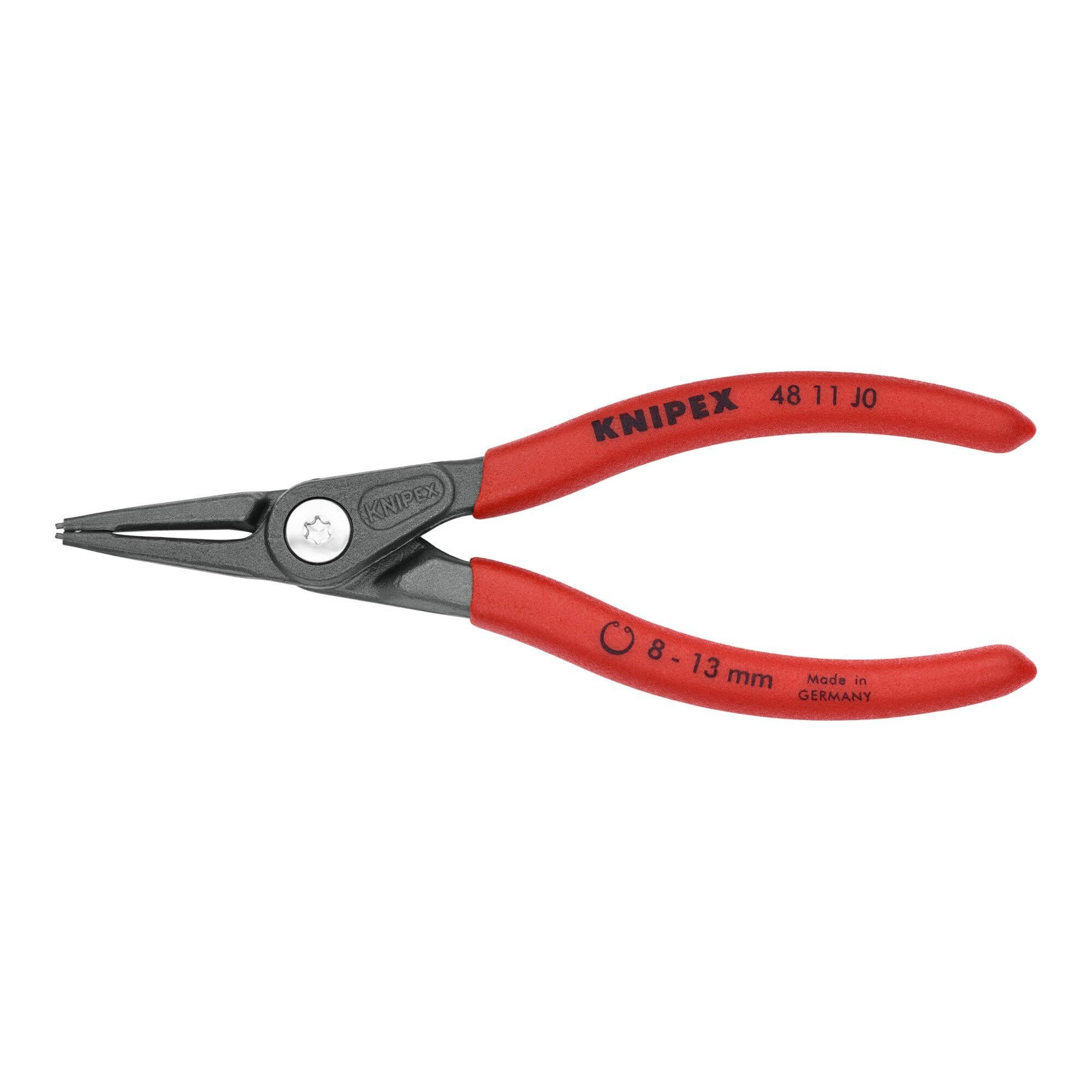 Knipex Sicherungsringzange KNIPEX 48 11 J0 Präzisions-Sicherungsringzange für Innenringe in Bohru
