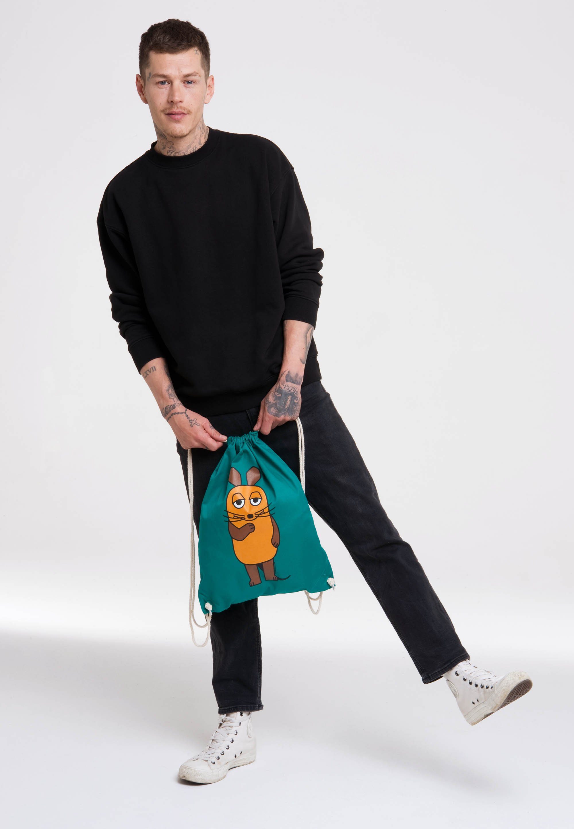 LOGOSHIRT Kulturbeutel Turnbeutel Die Maus, mit schönem Printmotiv günstig online kaufen