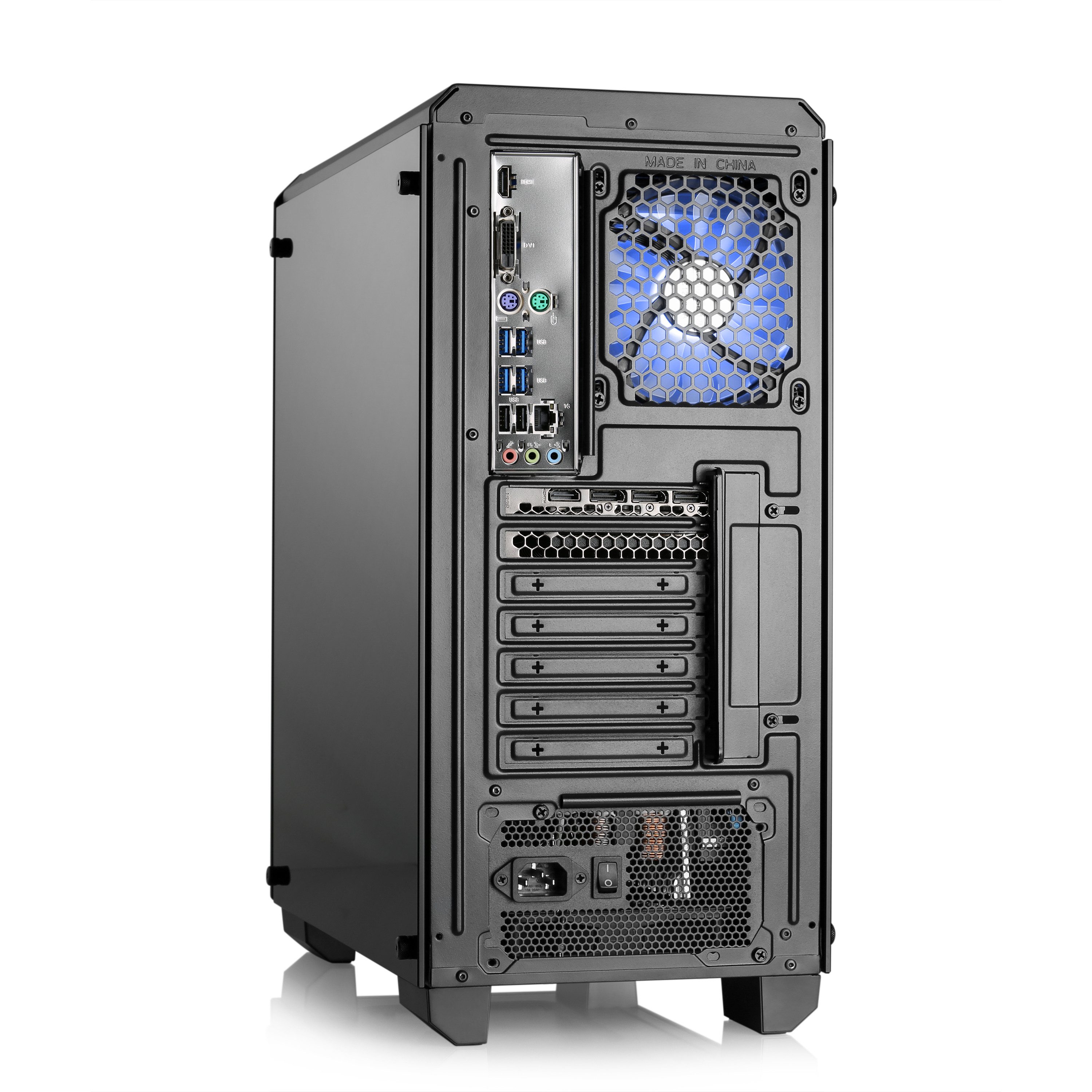 CSL Theseus V24585 Gaming-PC (AMD Ryzen 5 5500, GeForce RTX 3050, 16 GB RAM, 500 GB SSD, Luftkühlung) – Bild 4 von 5