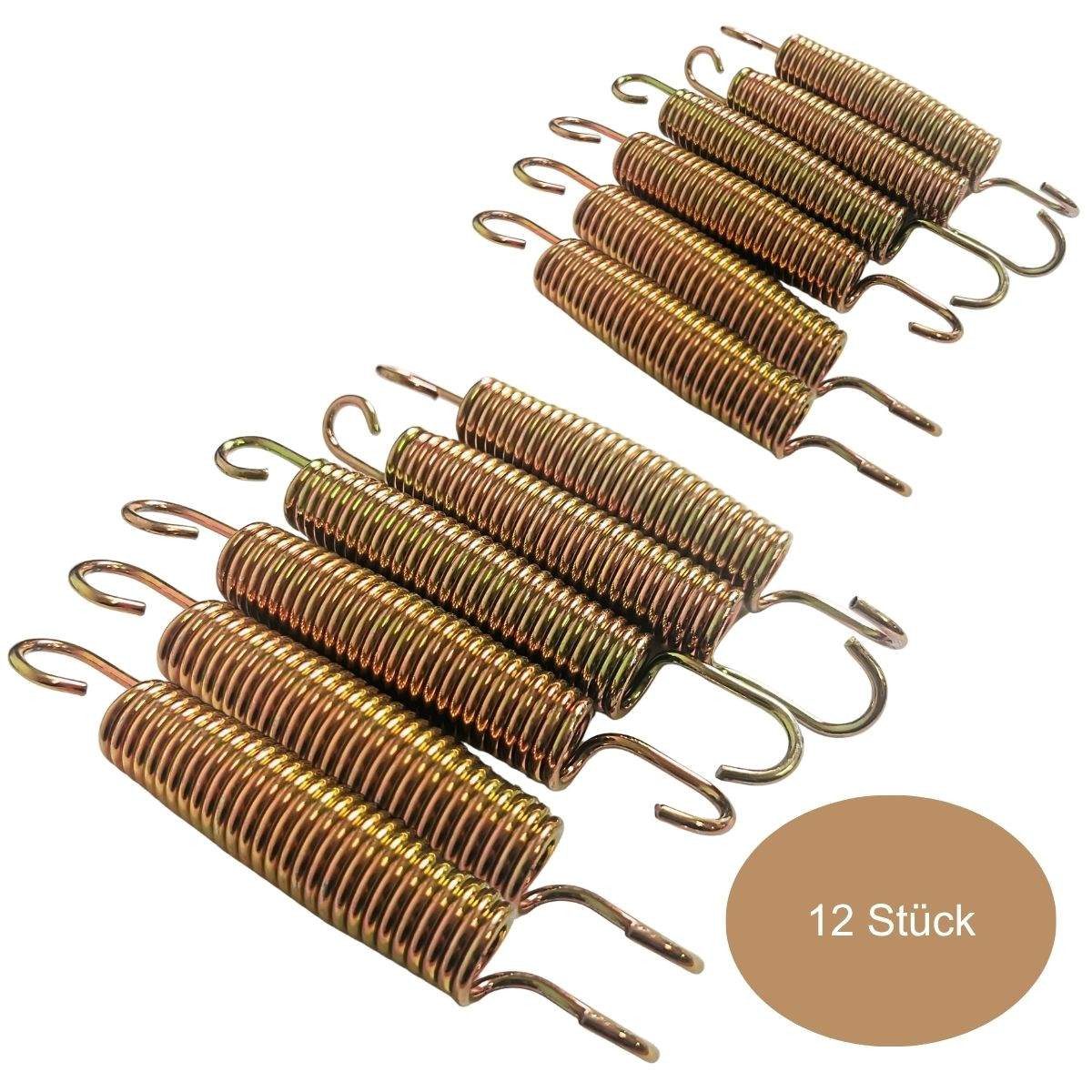 EVERY Trampolinsprungfeder Spiralfeder Zugfeder für Trampoline 143-145mm Trampolinfeder Set (Set, 12 St), 12 / 24 / 36 Stück Auswählbar, 143-145mm Sprungfeder