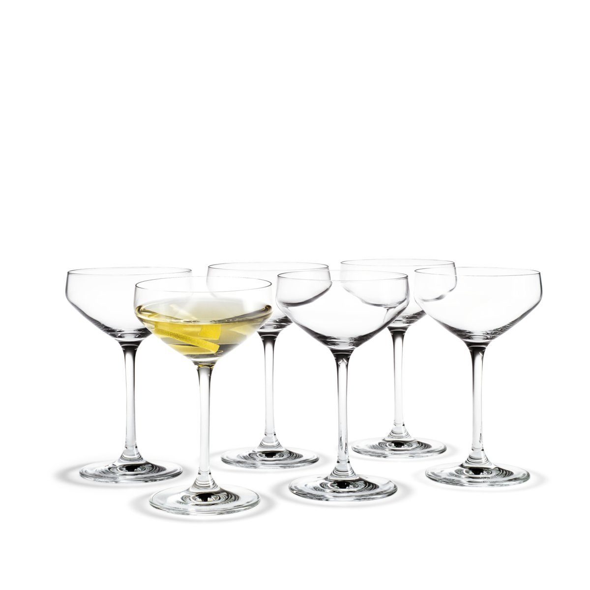 HOLMEGAARD Cocktailglas Perfection für 38 cl; Cocktailschale im 6er Set,  Glas