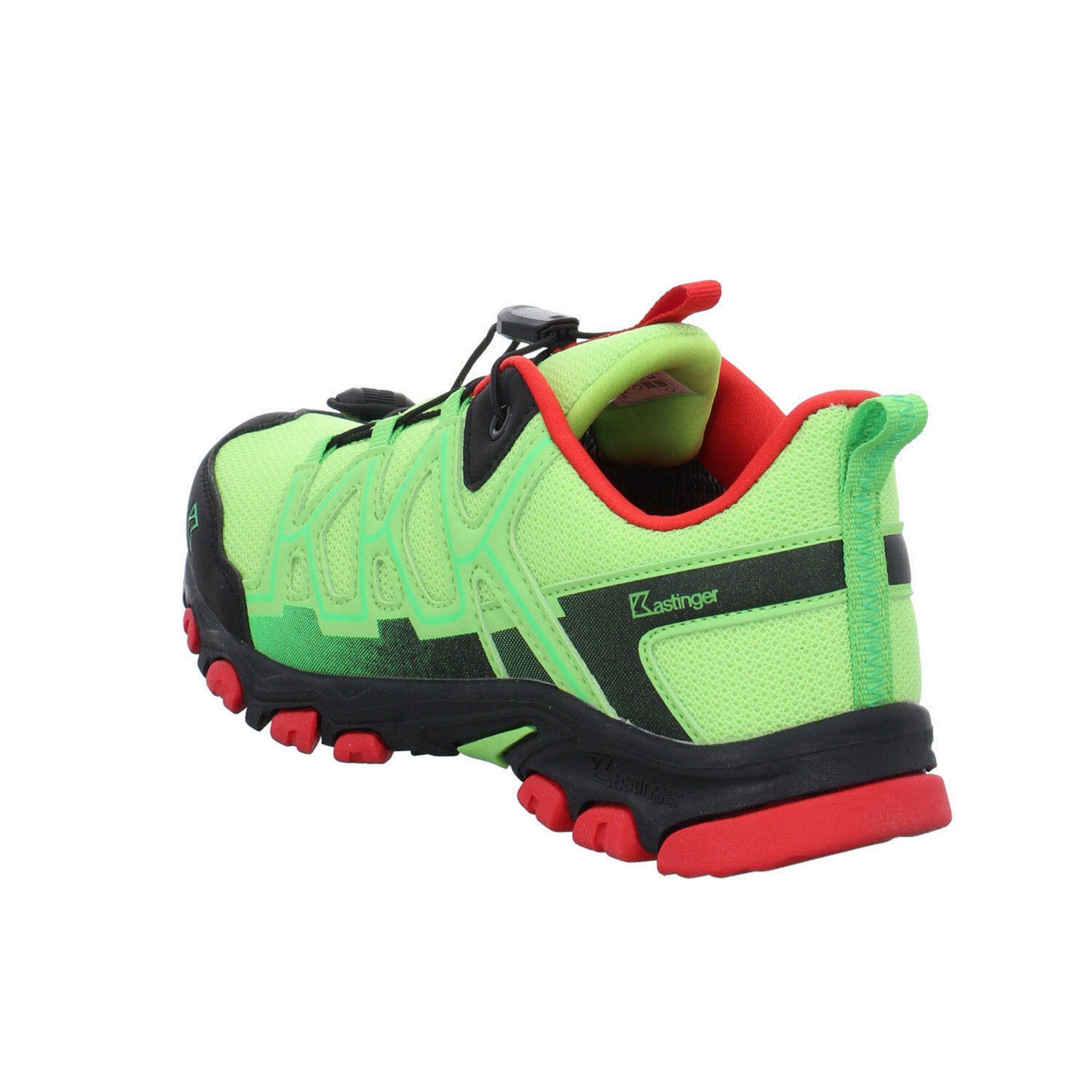 Schnürhalbschuhe Mädchen Synthetikkombination Outdoorschuh Stiefelette Kublas Lime Kastinger