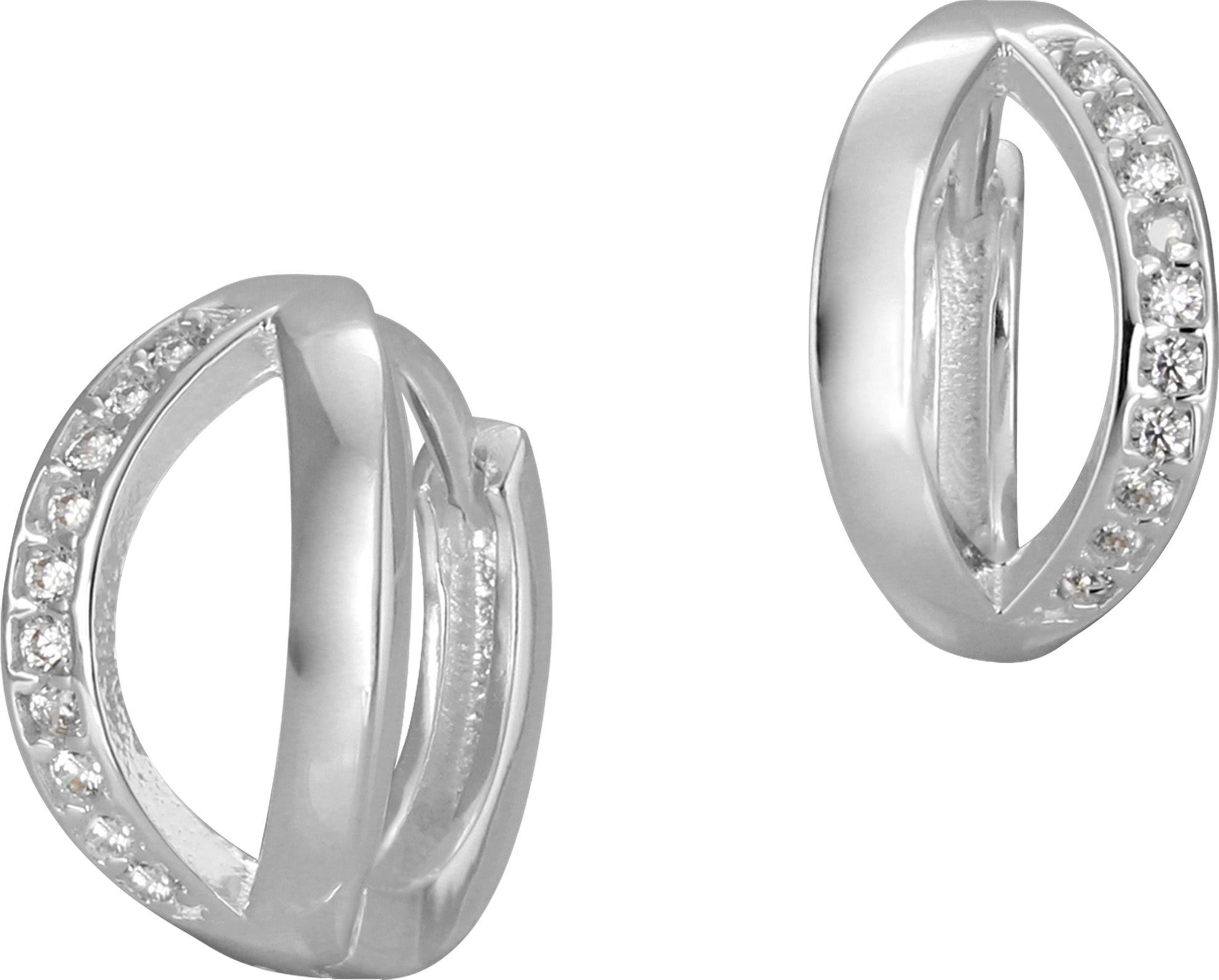 SilberDream Paar Creolen SilberDream Ohrringe 14mm günstig online kaufen