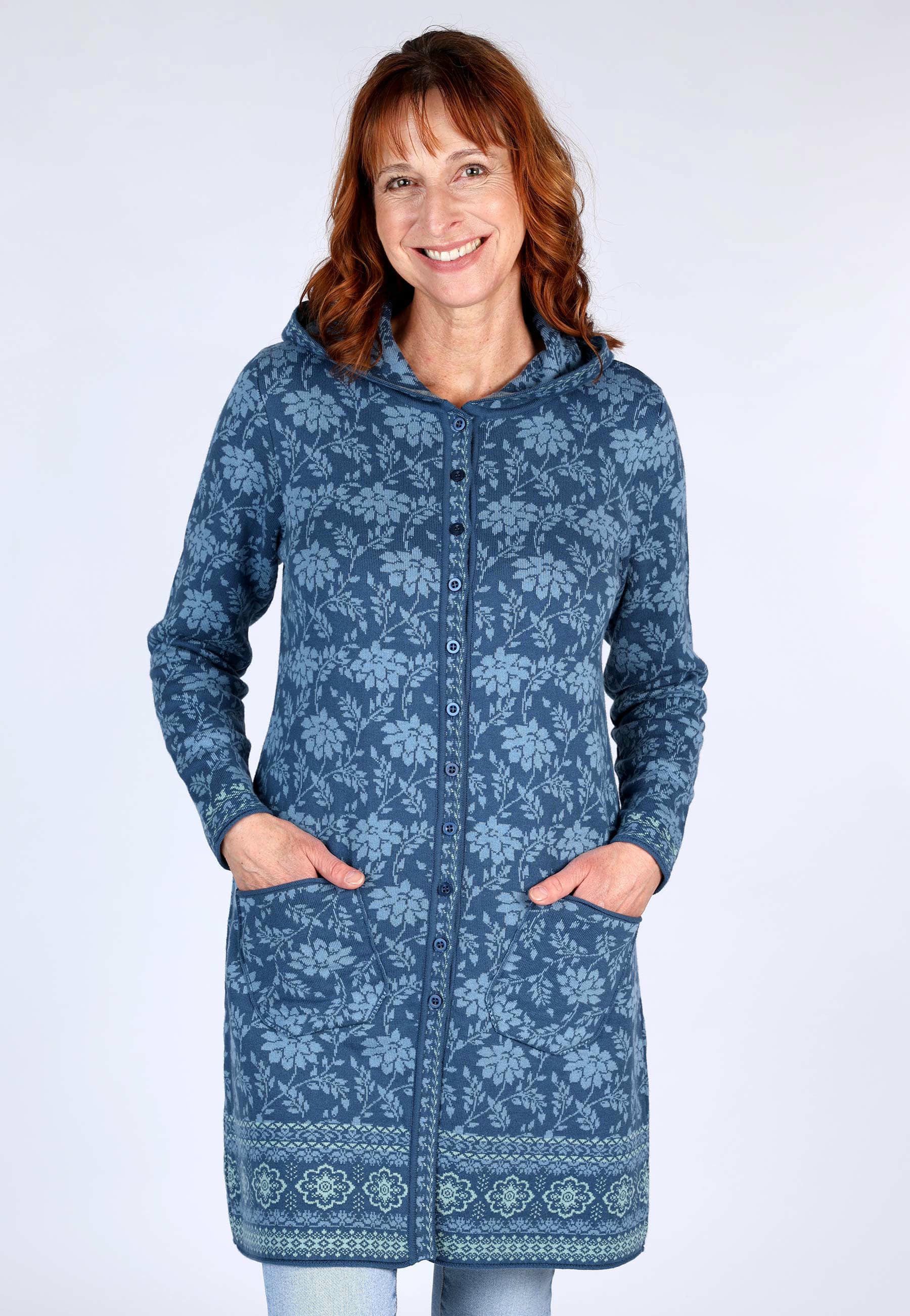 Sorgenfri Sylt Strickmantel Glory Ajour-Strickdetails günstig online kaufen