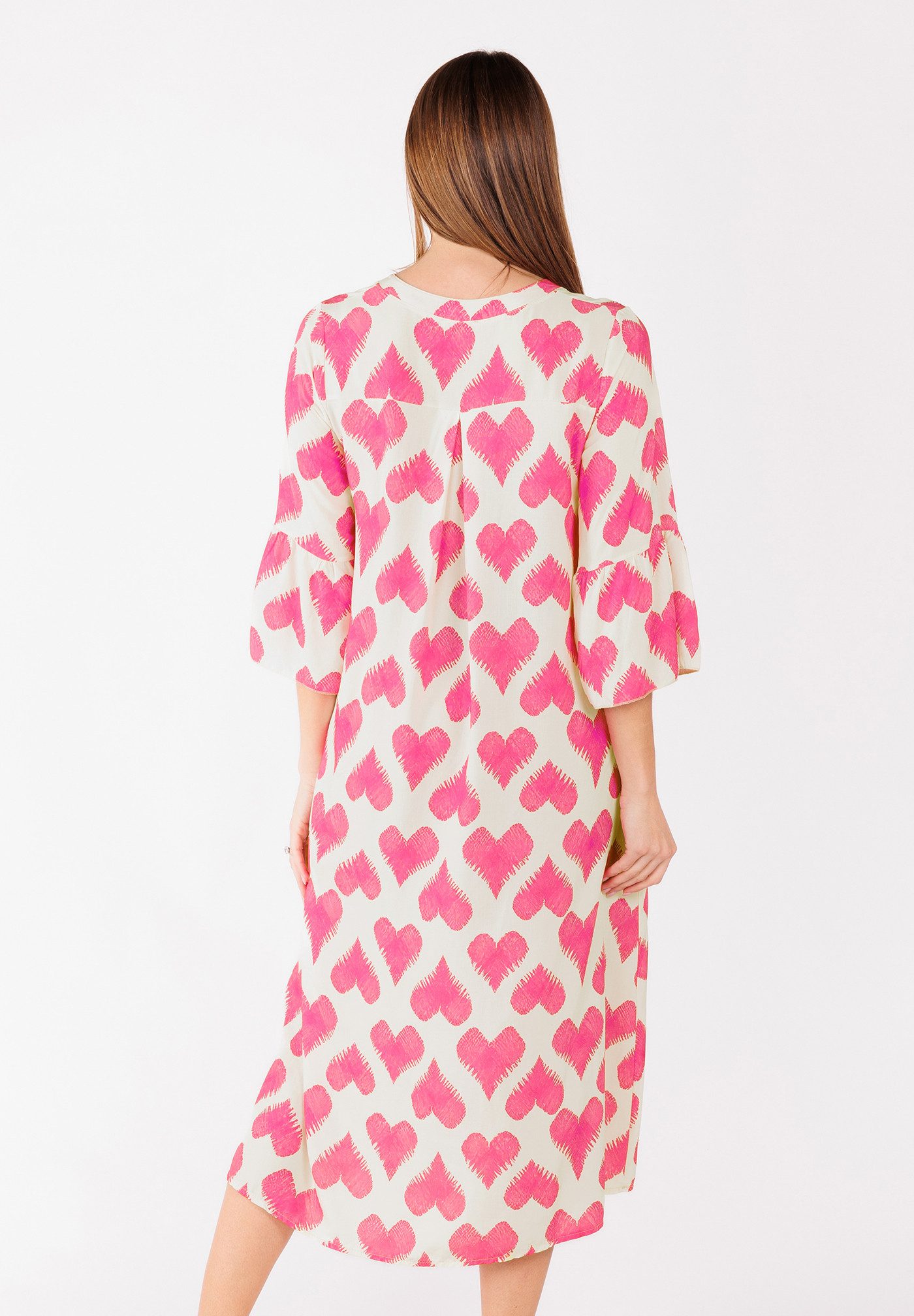 Key Largo Druckkleid WD HUGS v-neck (1-tlg)