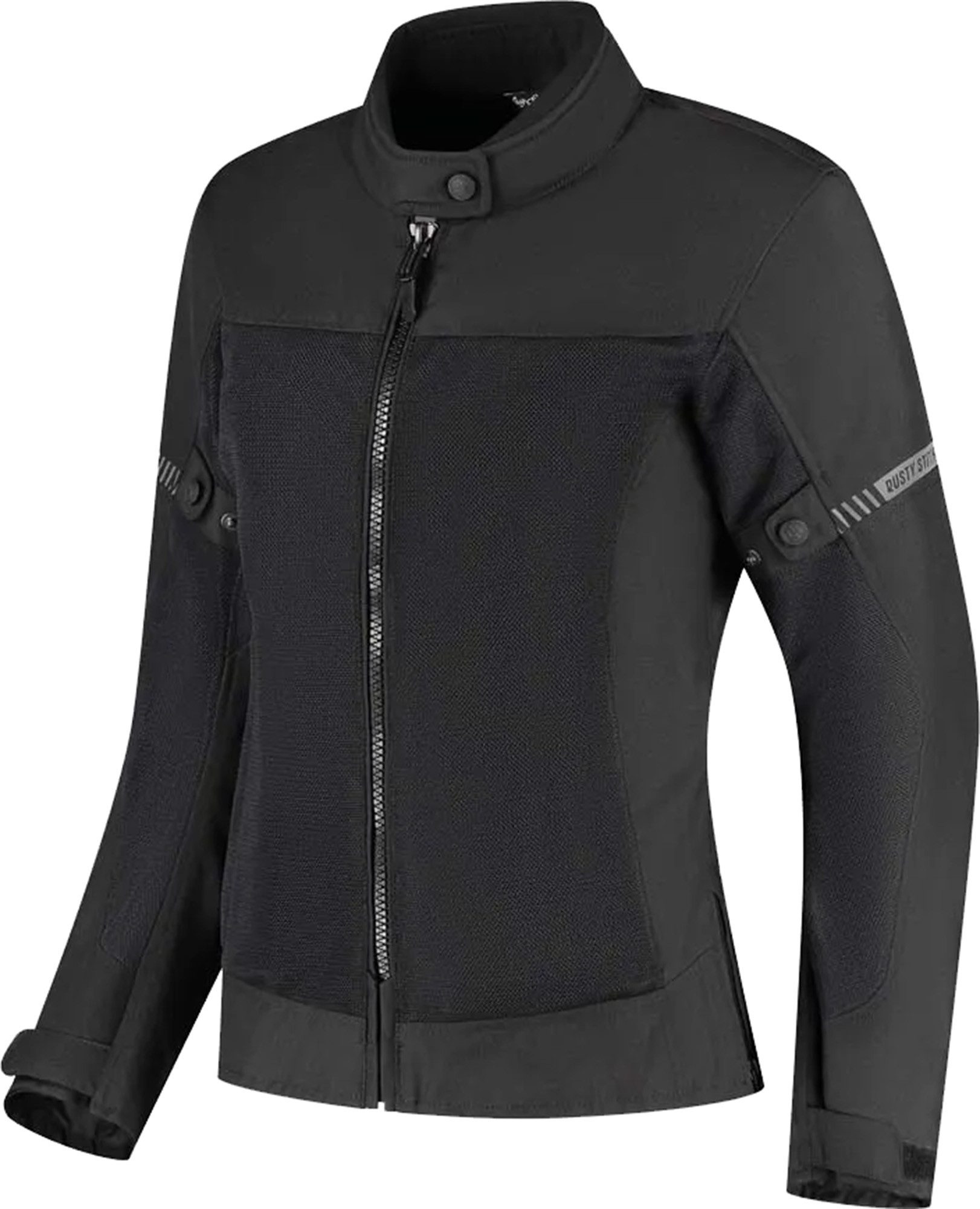 Rusty Stitches Motorradjacke Jodi Damen Motorrad Textiljacke Ellenbogenprotektoren enthalten,Schulterprotektoren enthalten