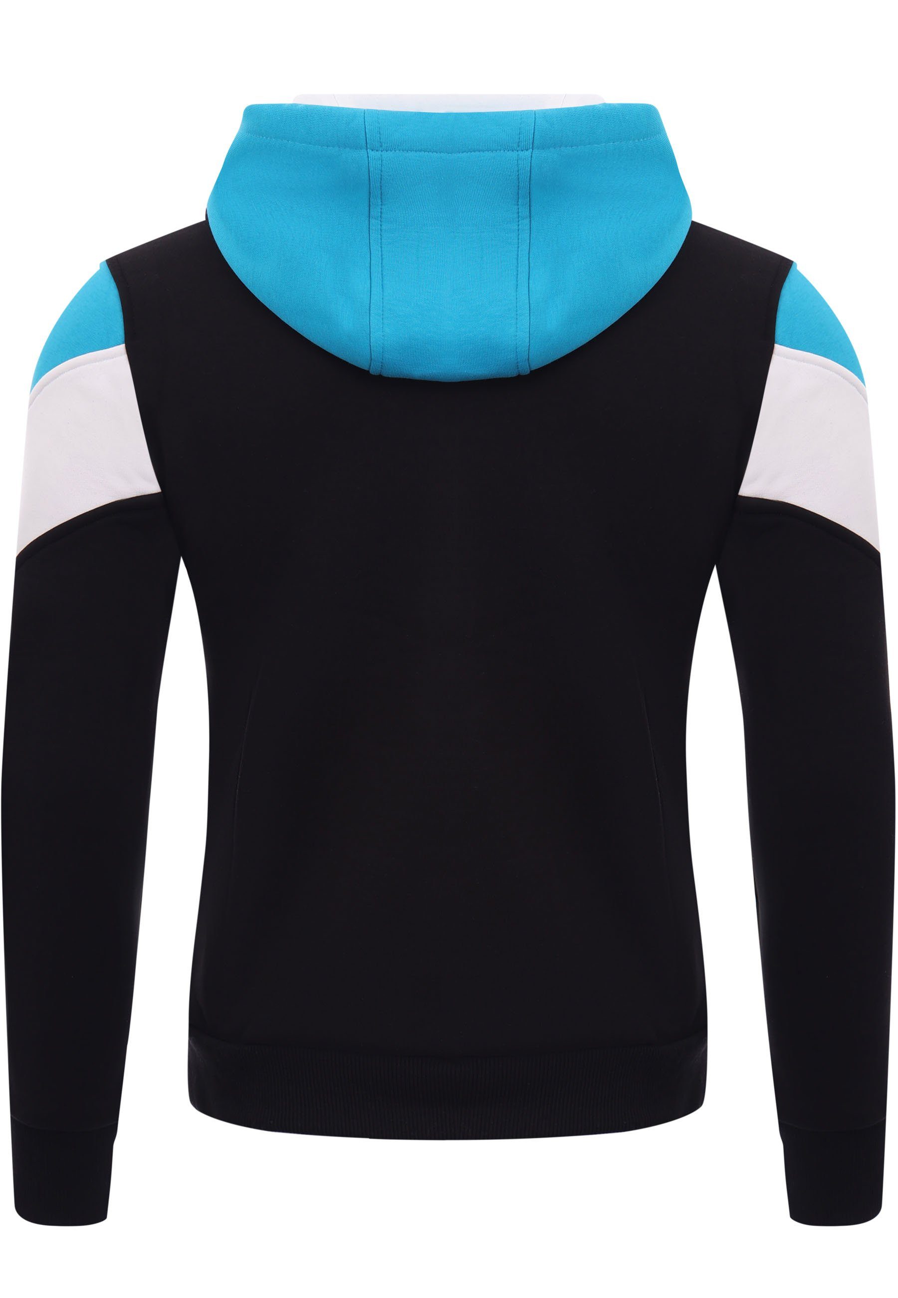 Reslad Sweatjacke Reslad Sweatjacke Zipper RS-1007 (1-tlg) Winter-Pullover Kapuzenpullover Sweater Hoodie Pulli Sweatshirt