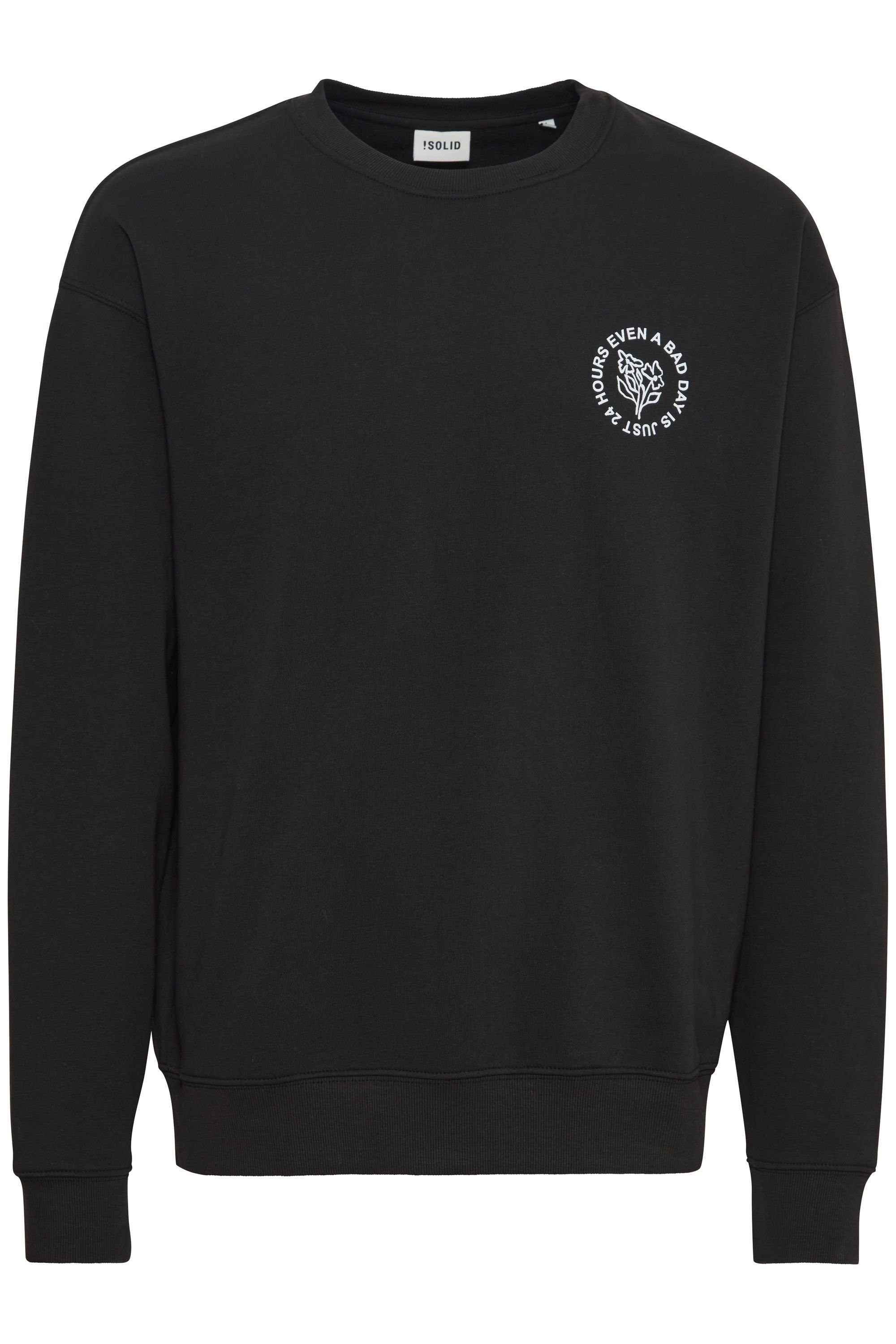(194008) - Sweatshirt Black !Solid True SDGaius 21107854