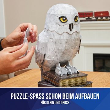 Spin Master 3D-Puzzle 4D Build - Harry Potter - Hedwig Eule, 118 Puzzleteile