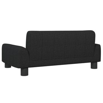 vidaXL Kindersofa Kindersofa Schwarz 70x45x30 cm Stoff Kindercouch Kindermöbel Kinderzim