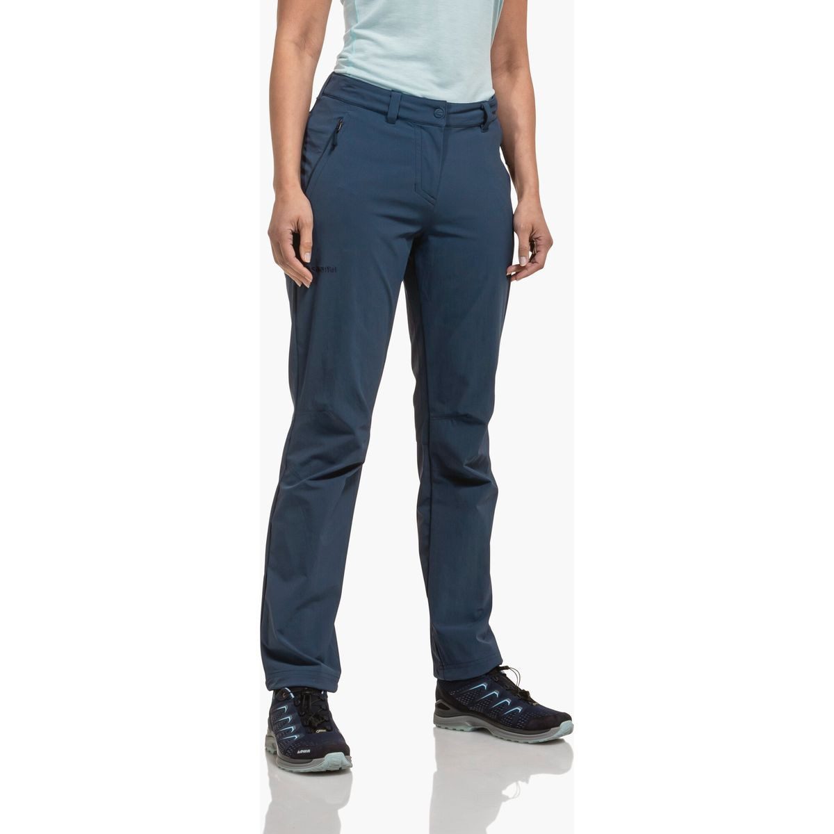 Schöffel Outdoorhose Pants Engadin1 Wasserdichte Damen-Wanderhose mit 4-Wege-Stretch und S.Café®