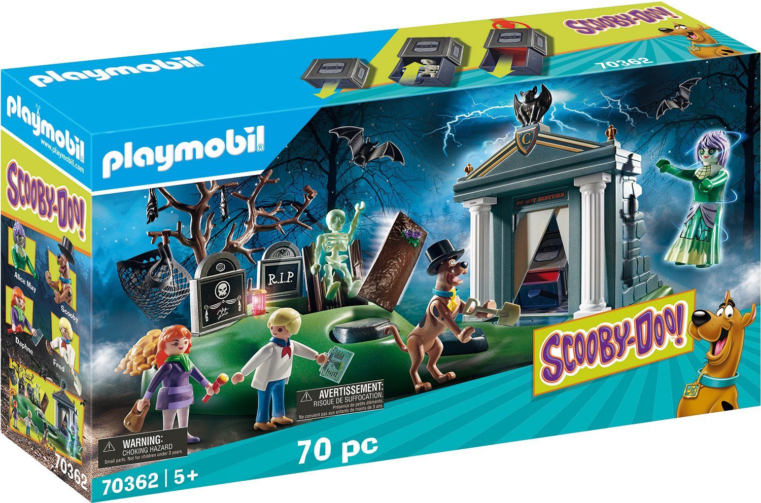 Image of PLAYMOBIL® 70362 SCOOBY-DOO! Abenteuer auf dem Friedhof