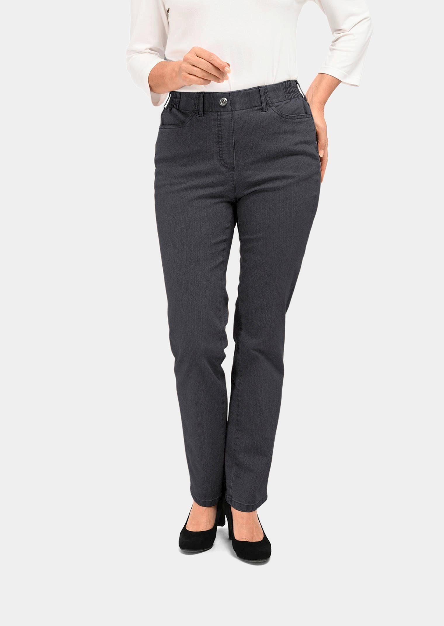 Bequeme Jeans Kurzgröße: Bequeme Jeansschlupfhose mit Dehnbund