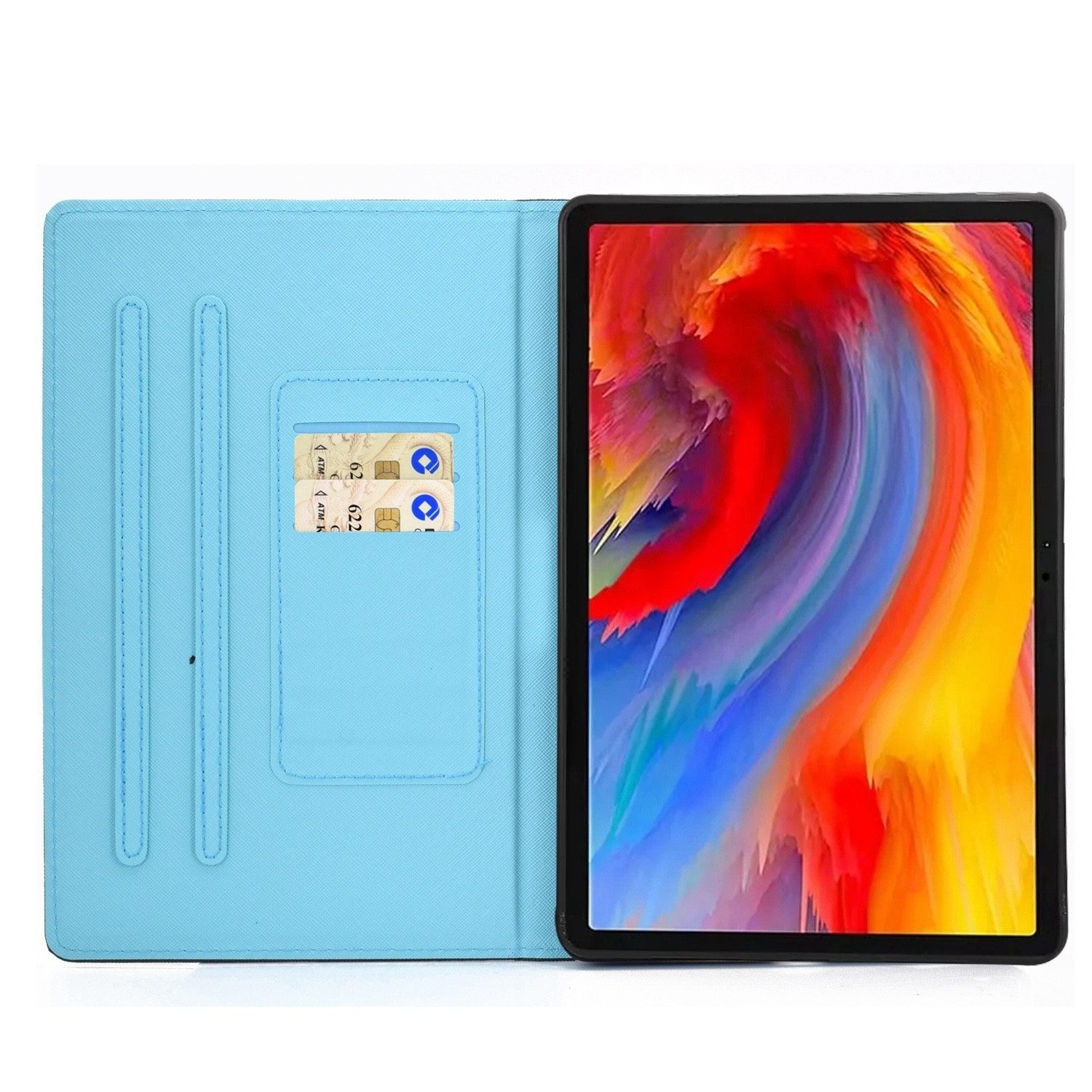 Wigento Tablet-Hülle Für Lenovo Tab M11 Kunstleder Tablet Tasche Hülle Case Etuis Motiv 8