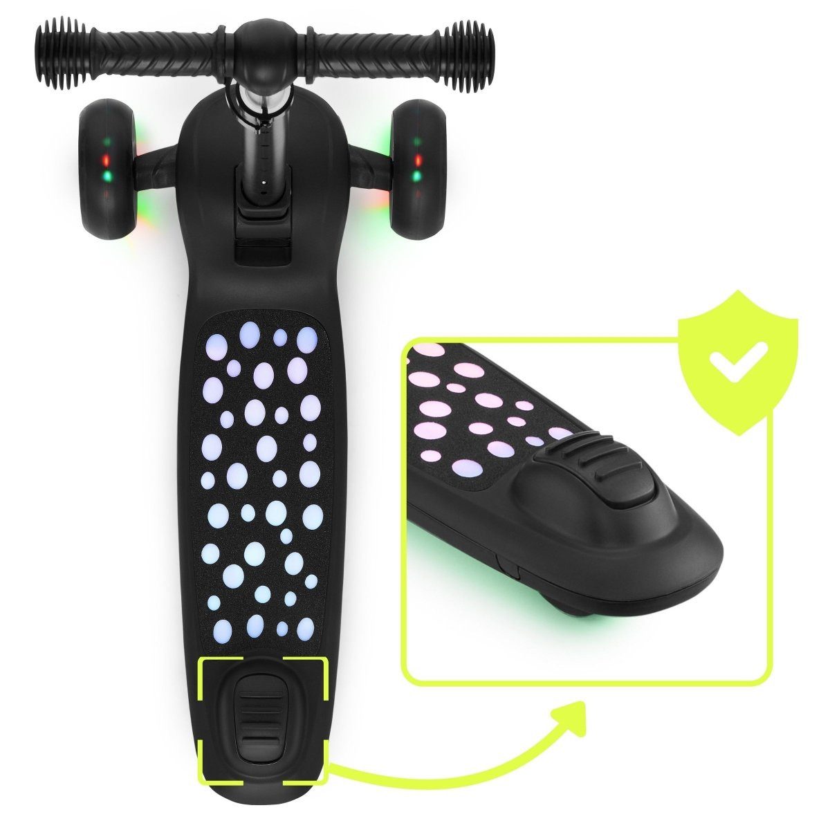 HyperMotion Dreiradscooter HyperMotion LUMI 2in1 Kinderroller mit LED-Beleuchtung – Bild 4 von 5