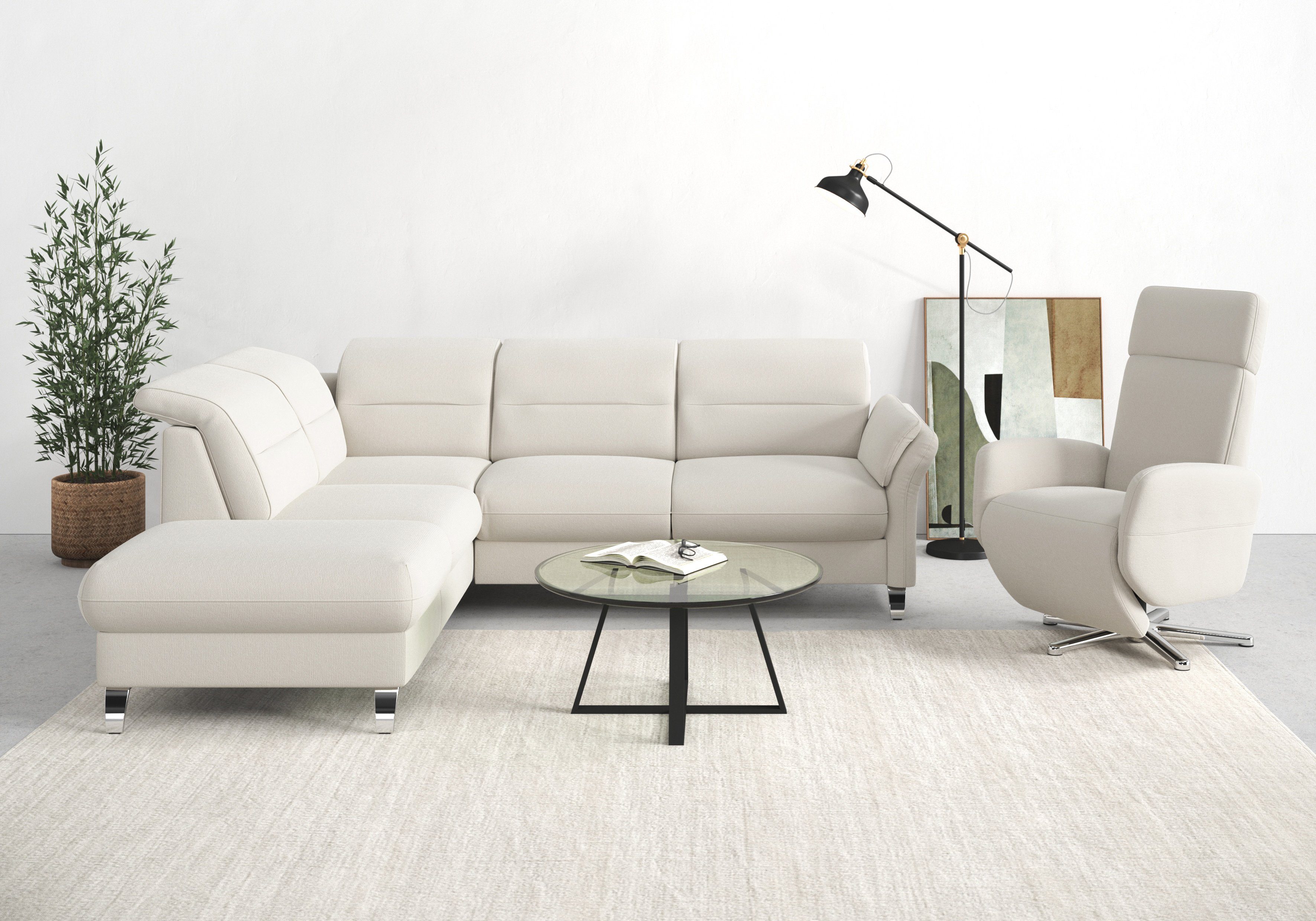 sit&more Ecksofa Grenoble L-Form mit Federkern, günstig online kaufen