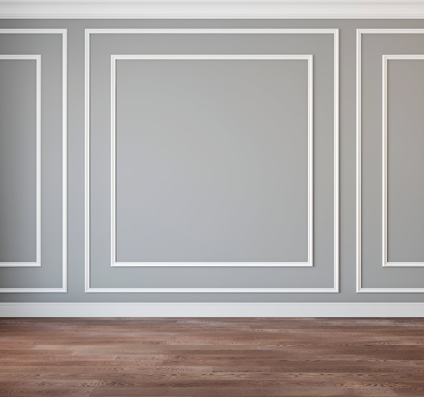 marbet design Zierleiste, 20 Meter / 10 Leisten, Wandvertäfelung Styropor weiß - Segmentierte Wanddekoration XPS Stuck Dekor Kunststoff - Flachleiste Wandprofil – Bild 4 von 5