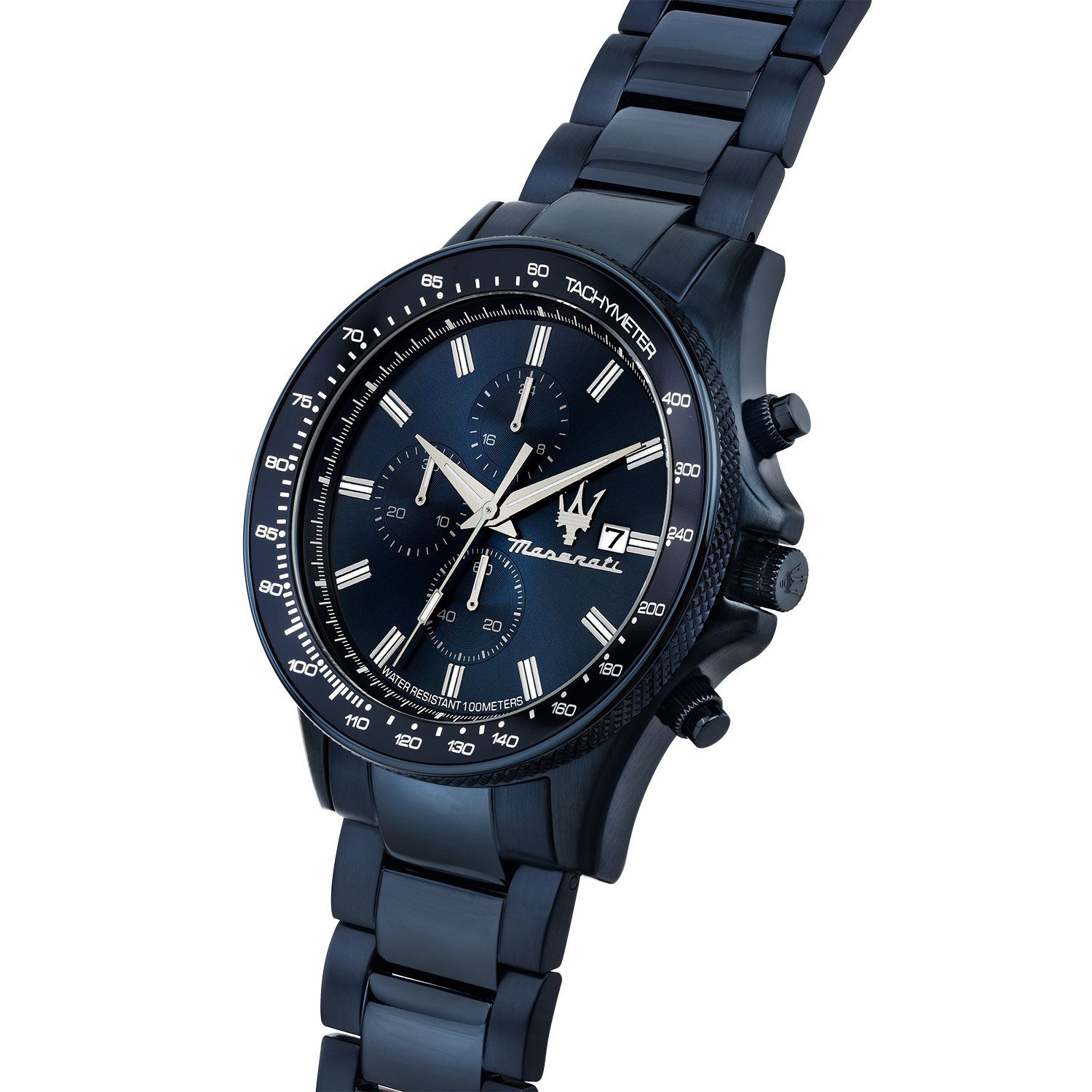 Maserati Time MASERATI Quarzuhr Chronograph Sfida Blau