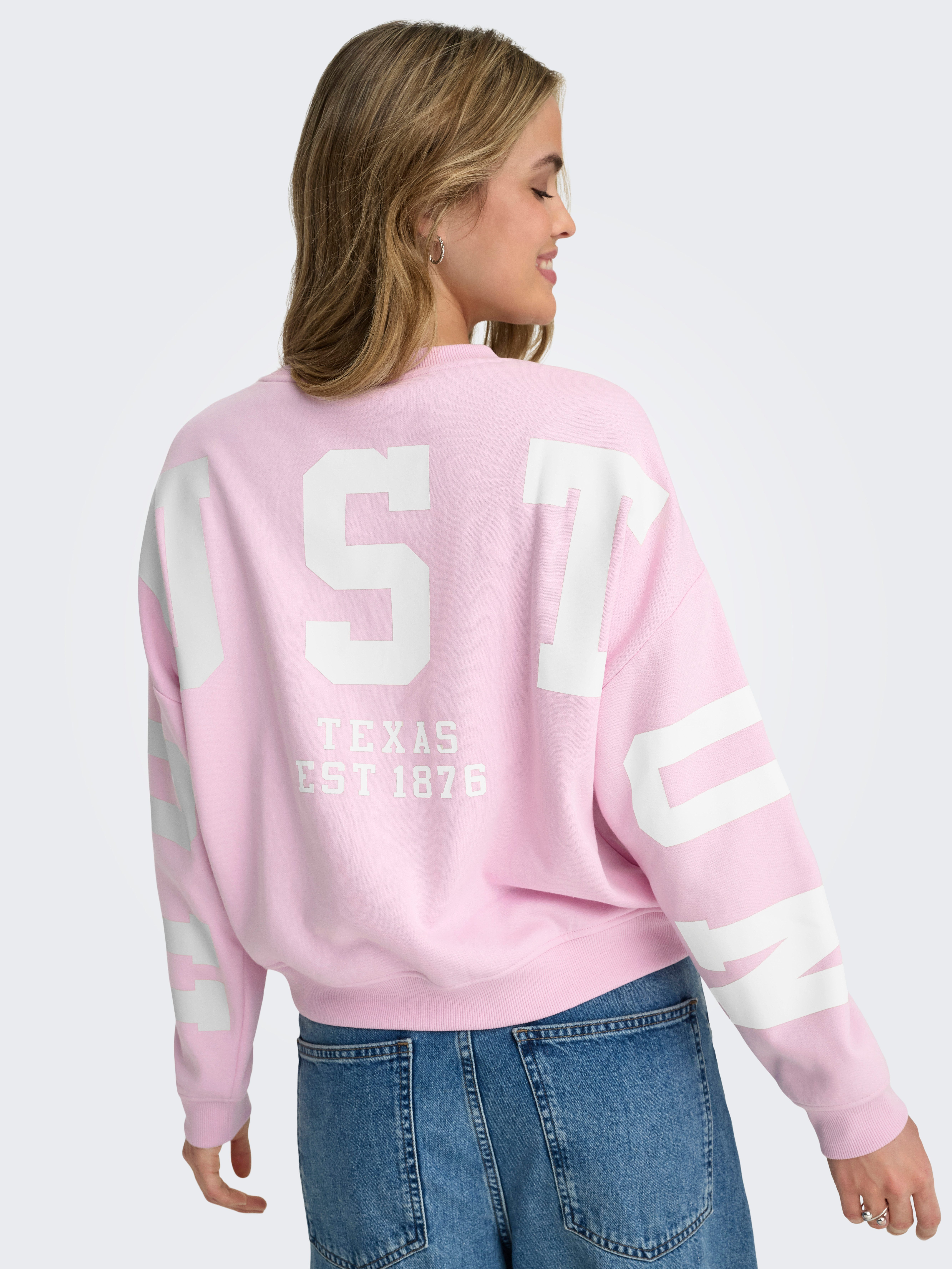 ONLY Sweatshirt ONLSWEAT L/S BACK/SLEEVE PRINT SWT NOOS