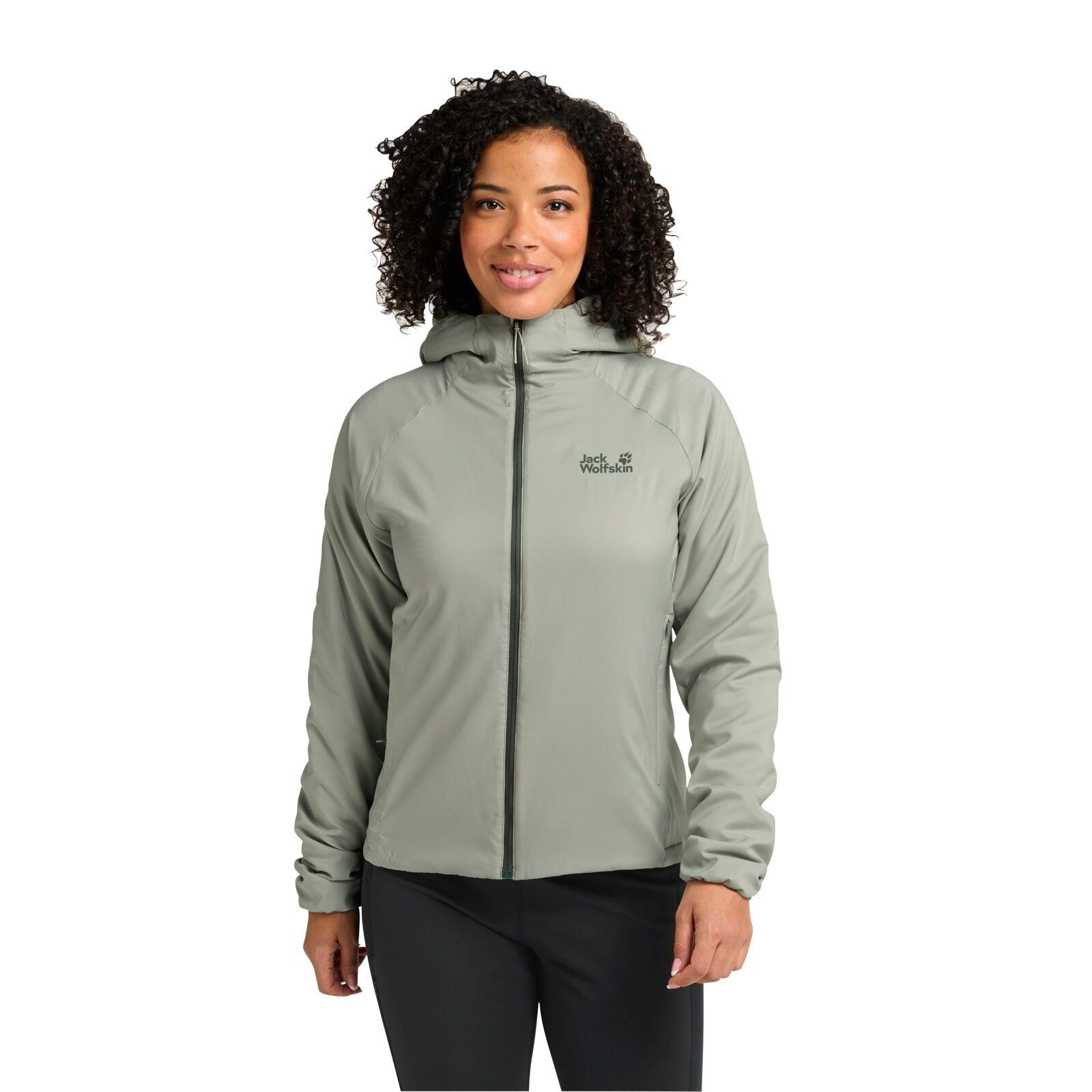 Jack Wolfskin Funktionsjacke Wanderjacke Prelight Insulated (winddicht, warm) mintgrün Damen