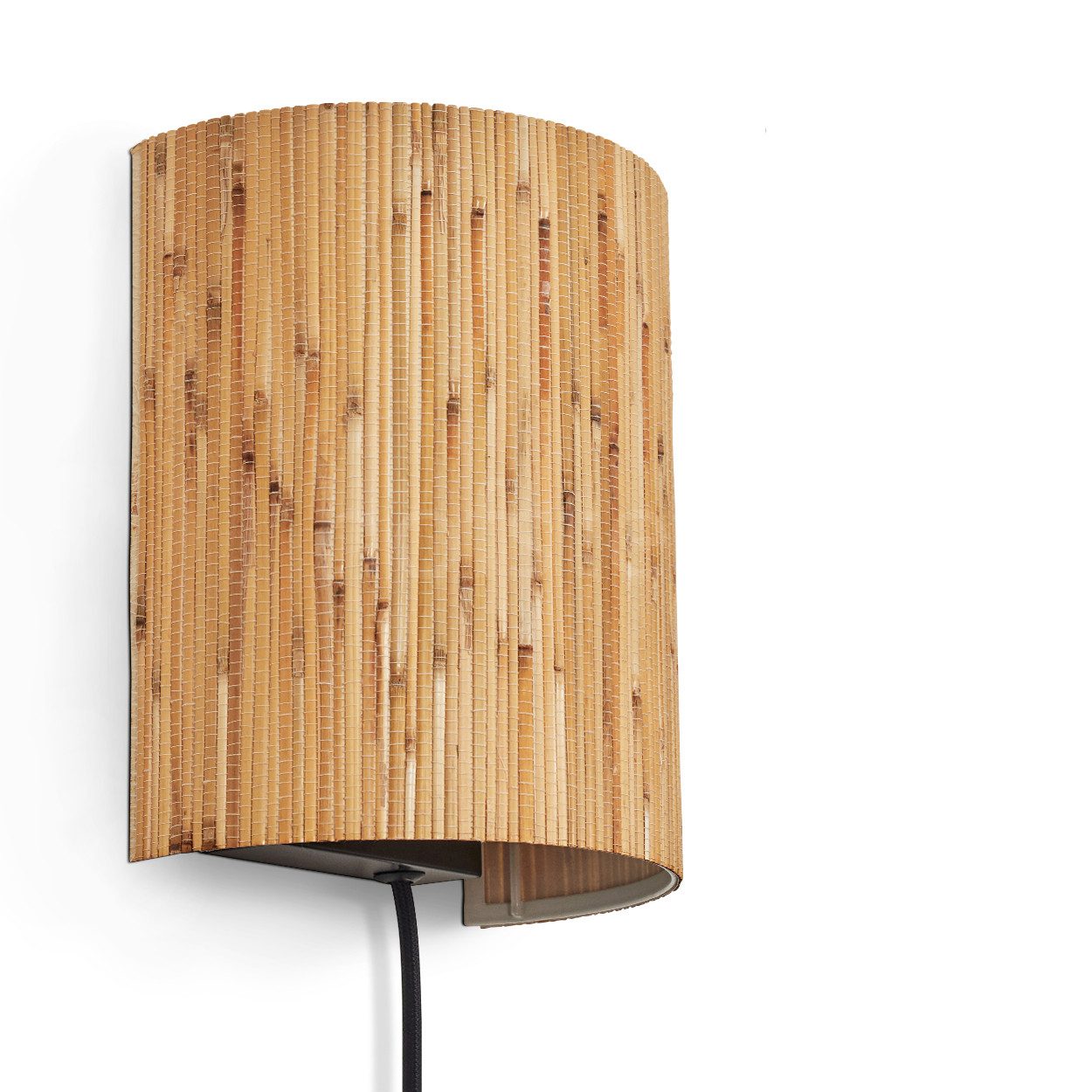 hofstein Wandleuchte Wandlampe aus Metall/Seegras in günstig online kaufen