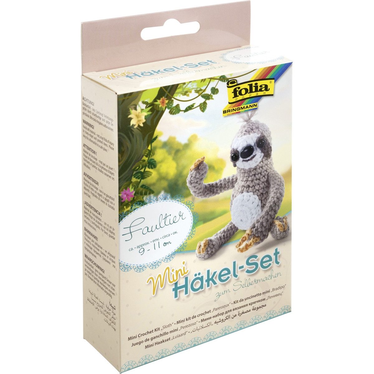 Folia Kreativset folia Häkelset Mini Faultier