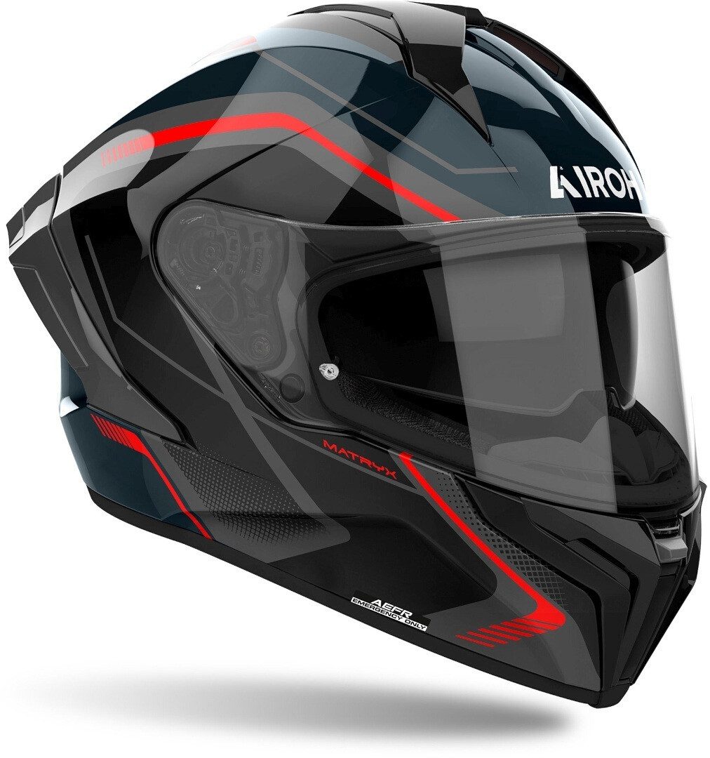 Airoh Motorradhelm Matryx Wide Helm, Vorbereitet Für Kommunikationssystem,notfallsystem-polsterung (eq