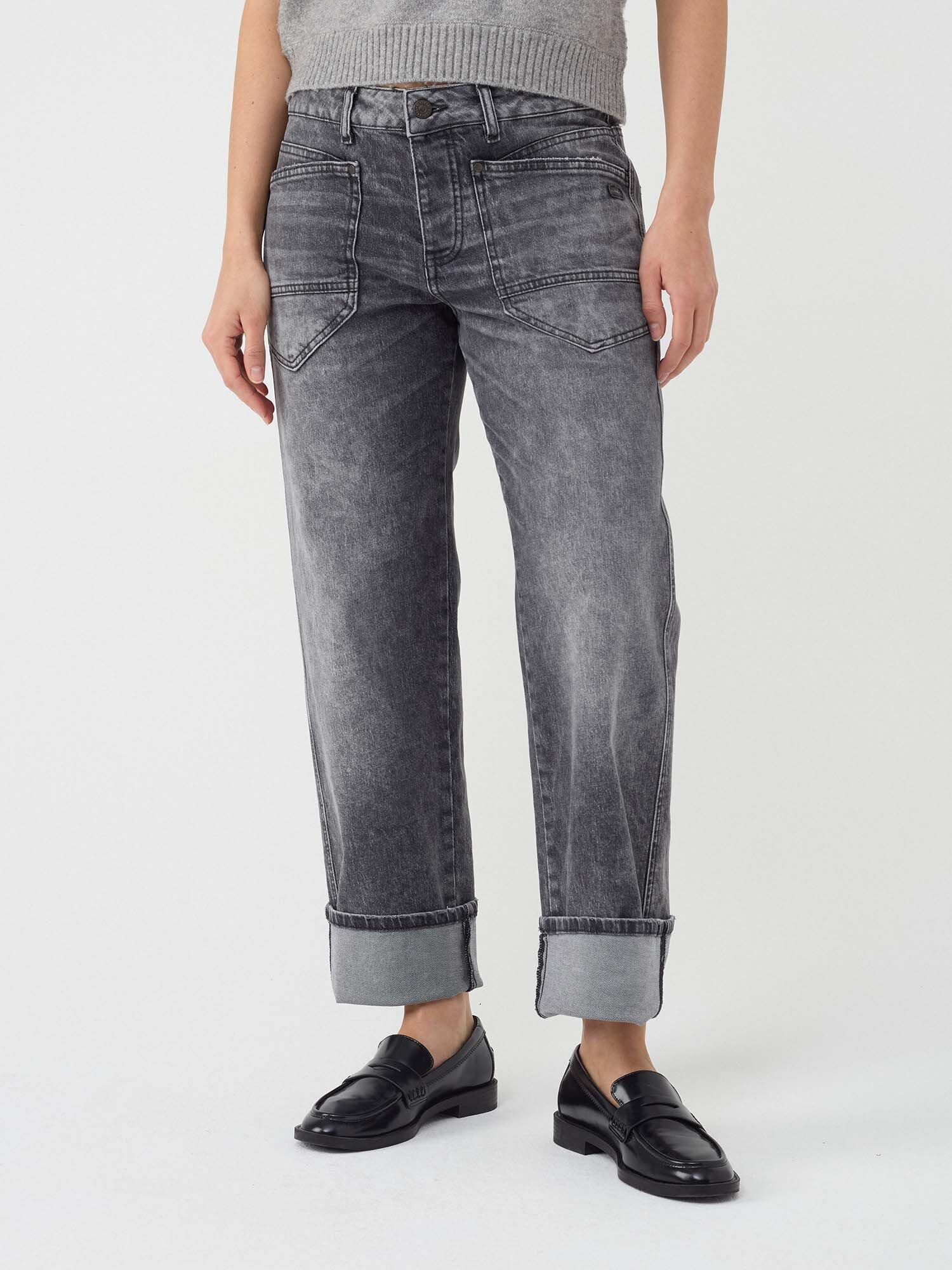 GANG Loose-fit-Jeans 94ROBERTA mit aufgesetzten Taschen