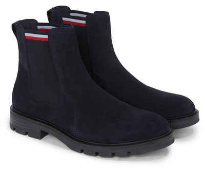 Tommy Hilfiger CORPOARTE HILFIGER SUEDE CHELSEA Chelseaboots mit komfortablem Stretcheinsatz