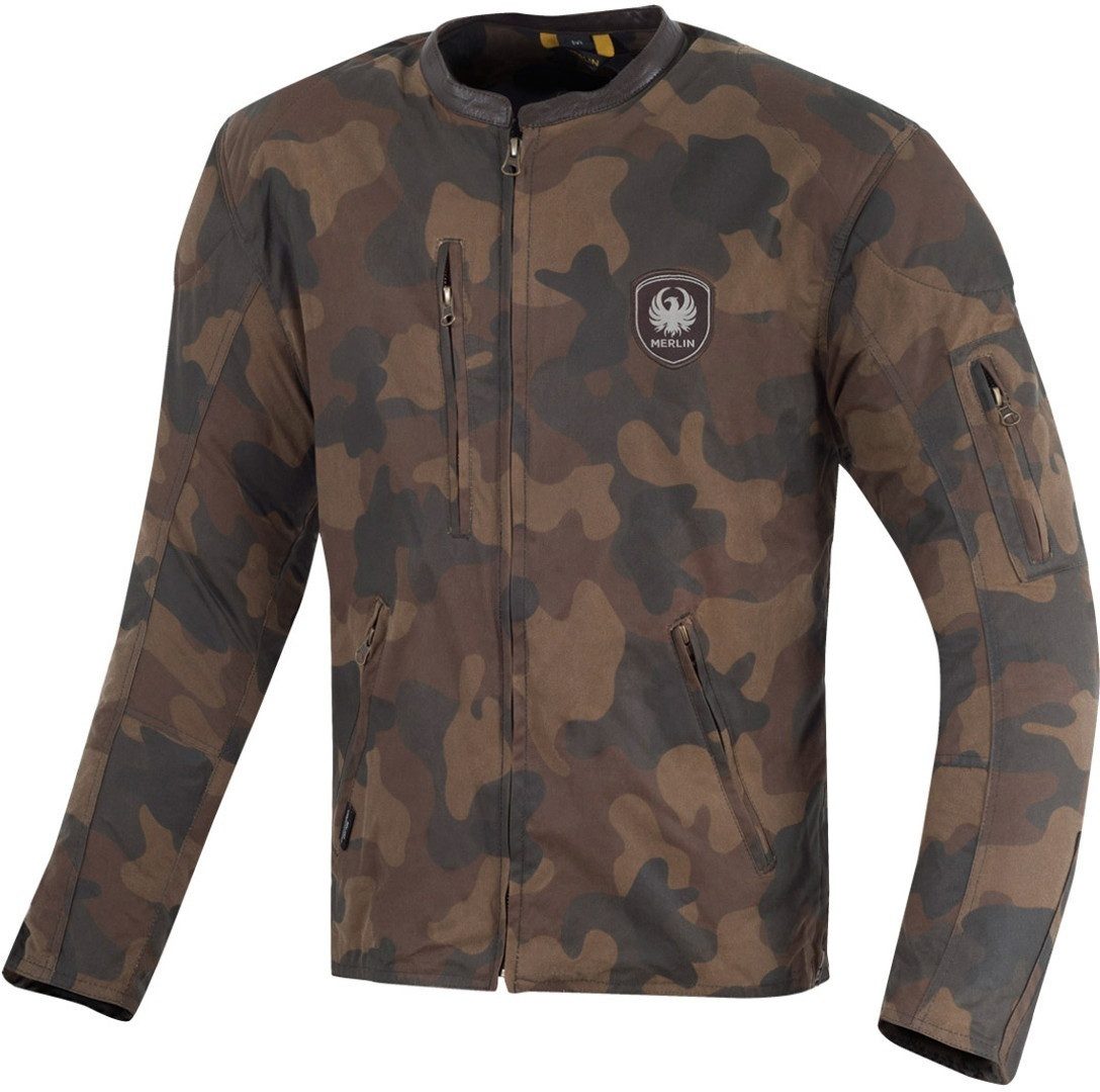 Merlin Motorradjacke Covert Camo Motorrad Wachsjacke wasserdicht
