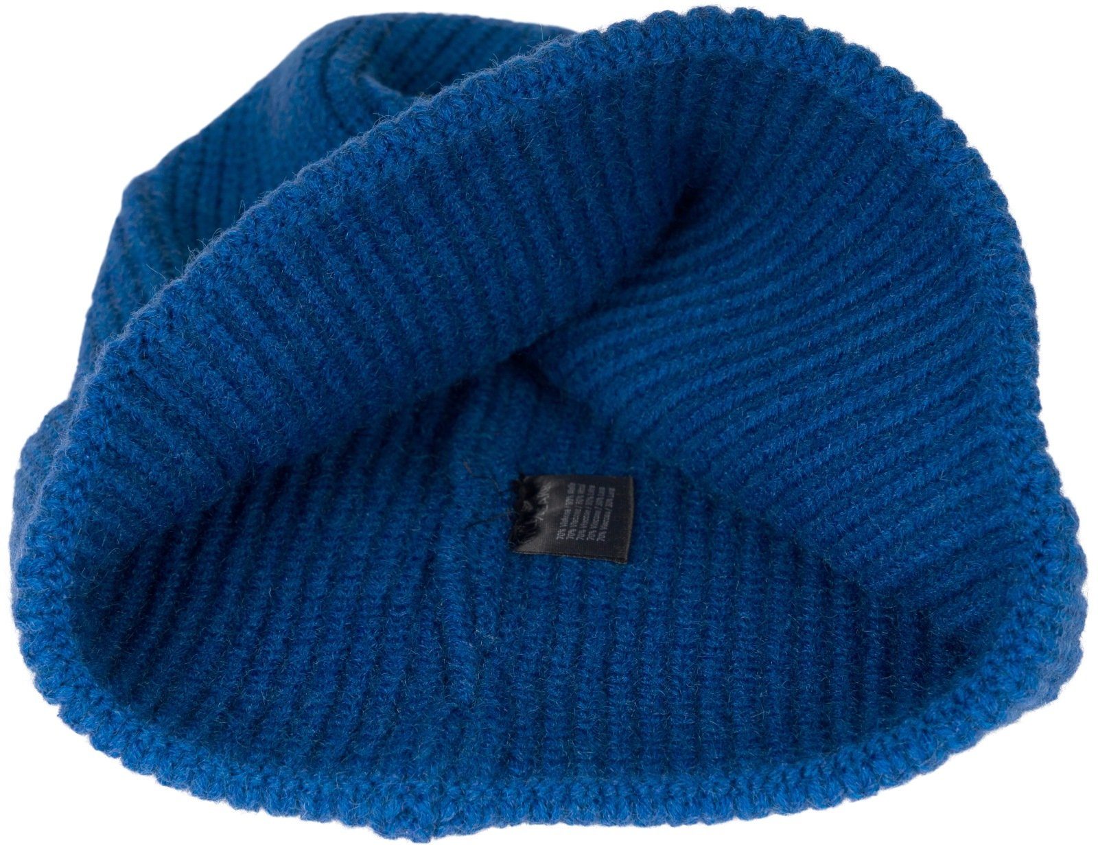 styleBREAKER Strickmütze Feinstrick Beanie Mütze mit Krempe (1-St) günstig online kaufen