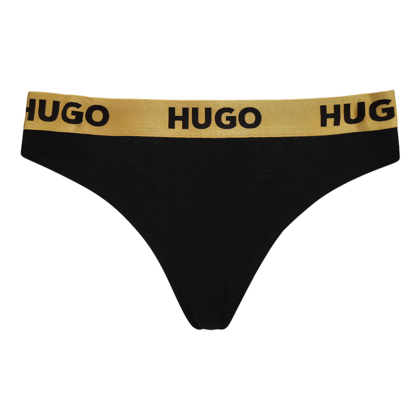 HUGO String Thong Sporty Logo (1-St) mit farblich akzentiertem Bund