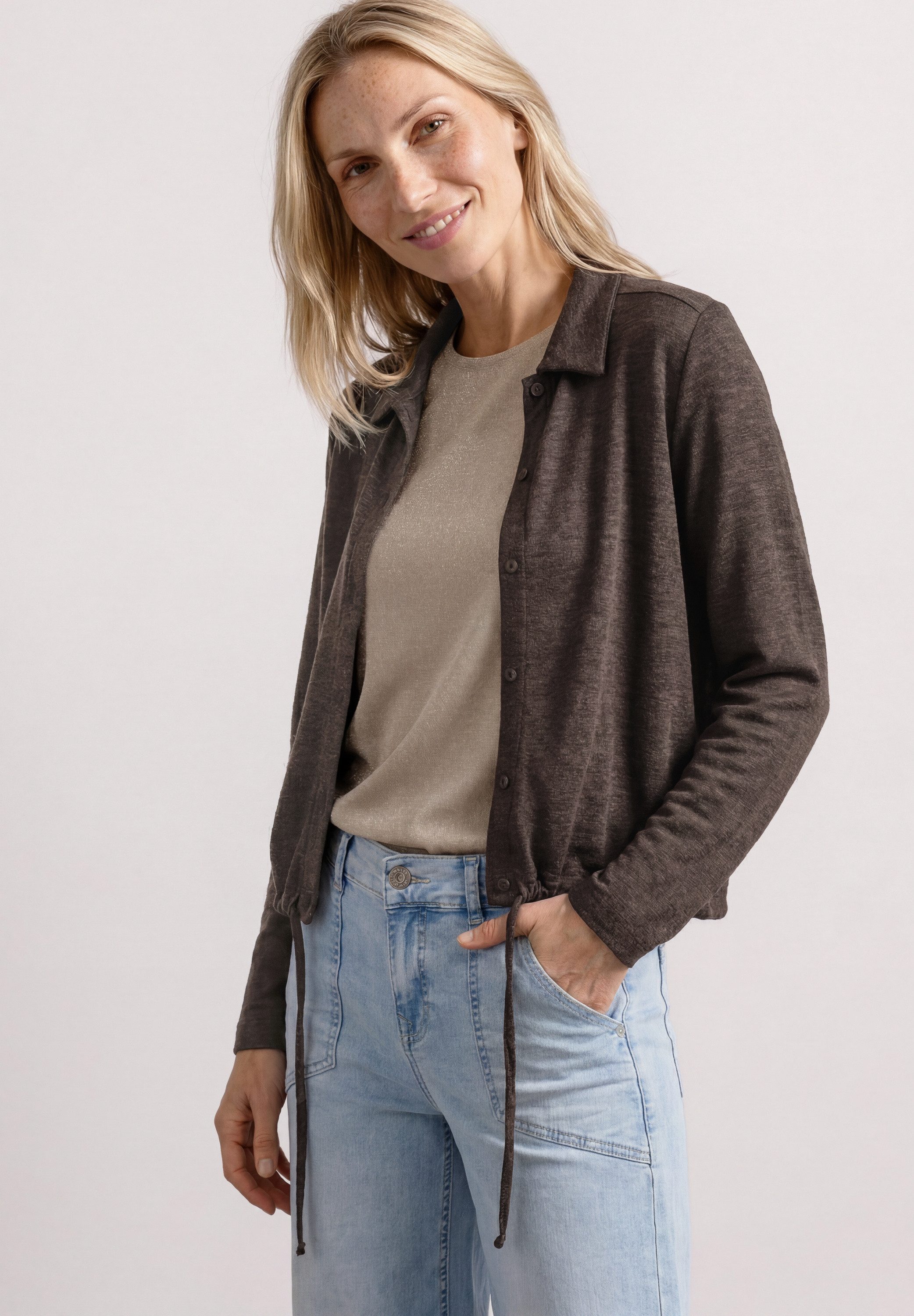 STREET ONE Cardigan in Unifarbe