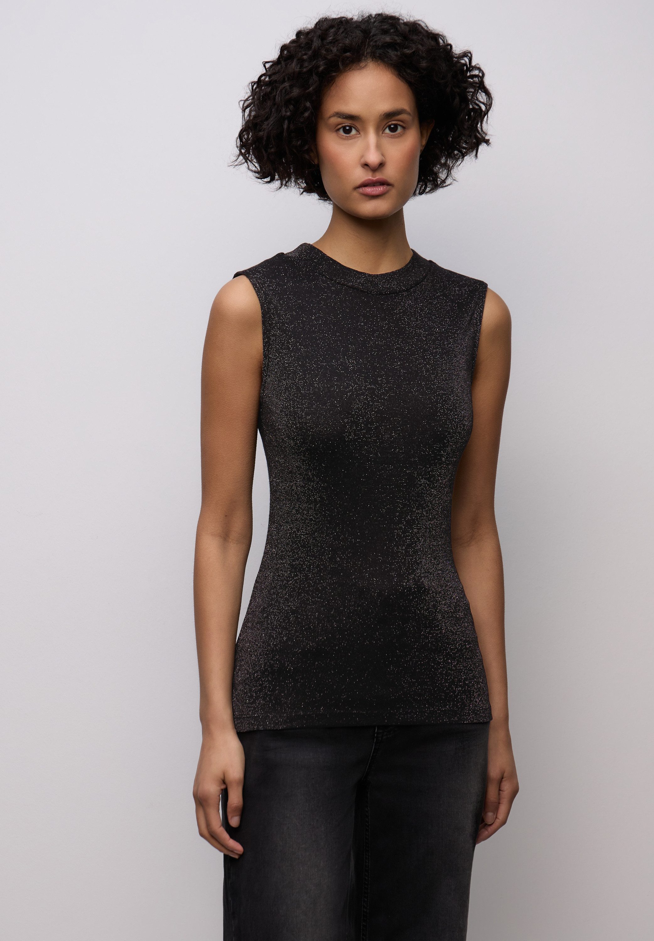 STREET ONE Tanktop im Glitzer-Look günstig online kaufen